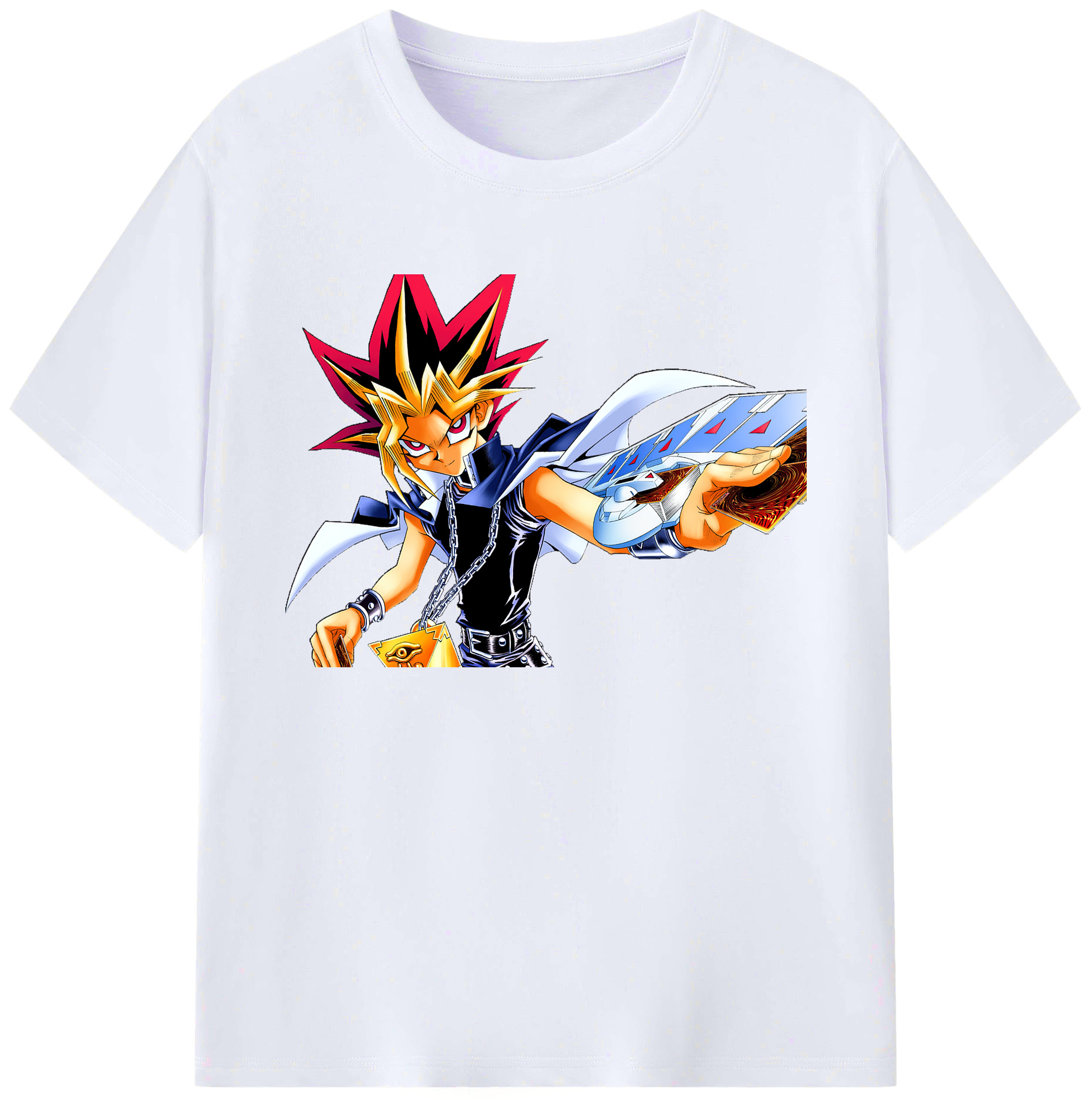 （画像用） 遊☆戯☆王 Yu-Gi-Oh! 綿100％ メンズ半袖Tシャツ｜肌触りやわらか＆通気性