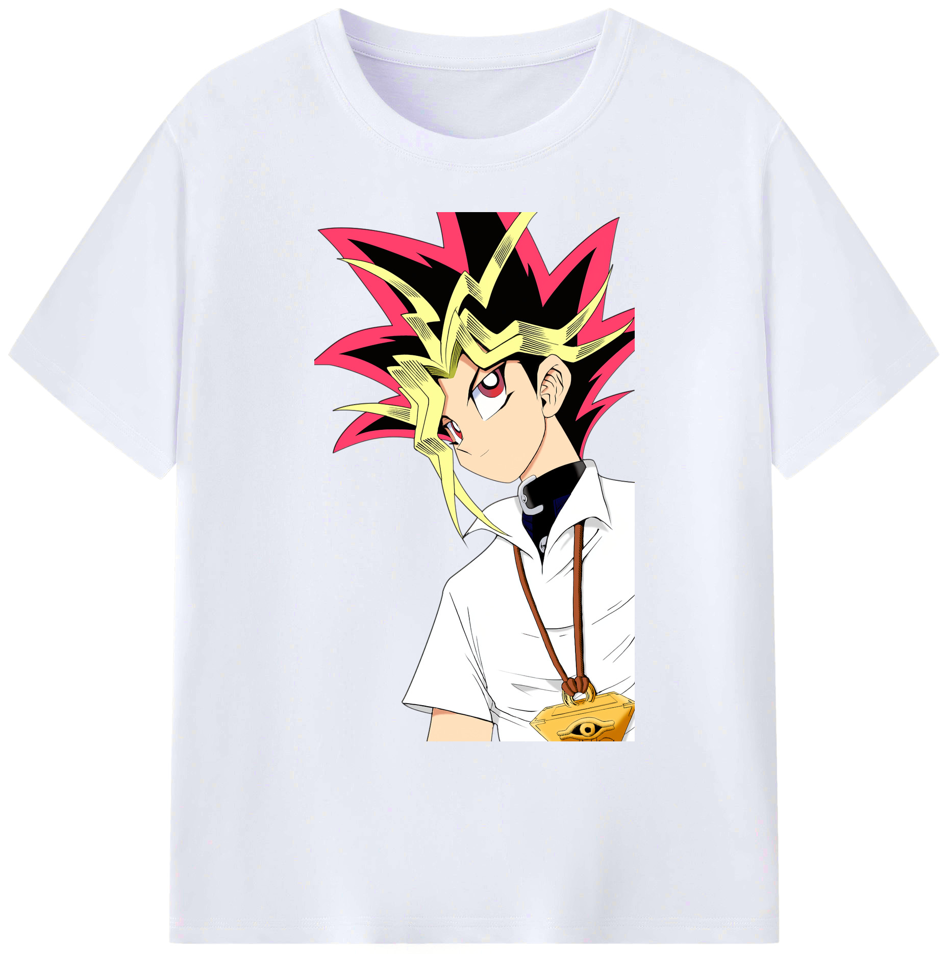 （画像用） 遊☆戯☆王 Yu-Gi-Oh! 綿100％ メンズ半袖Tシャツ｜肌触りやわらか＆通気性