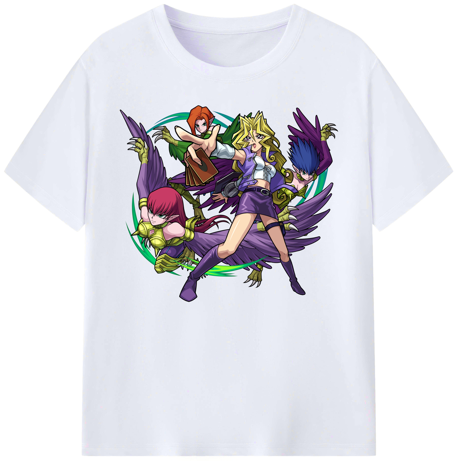 （画像用） 遊☆戯☆王 Yu-Gi-Oh! 綿100％ メンズ半袖Tシャツ｜肌触りやわらか＆通気性