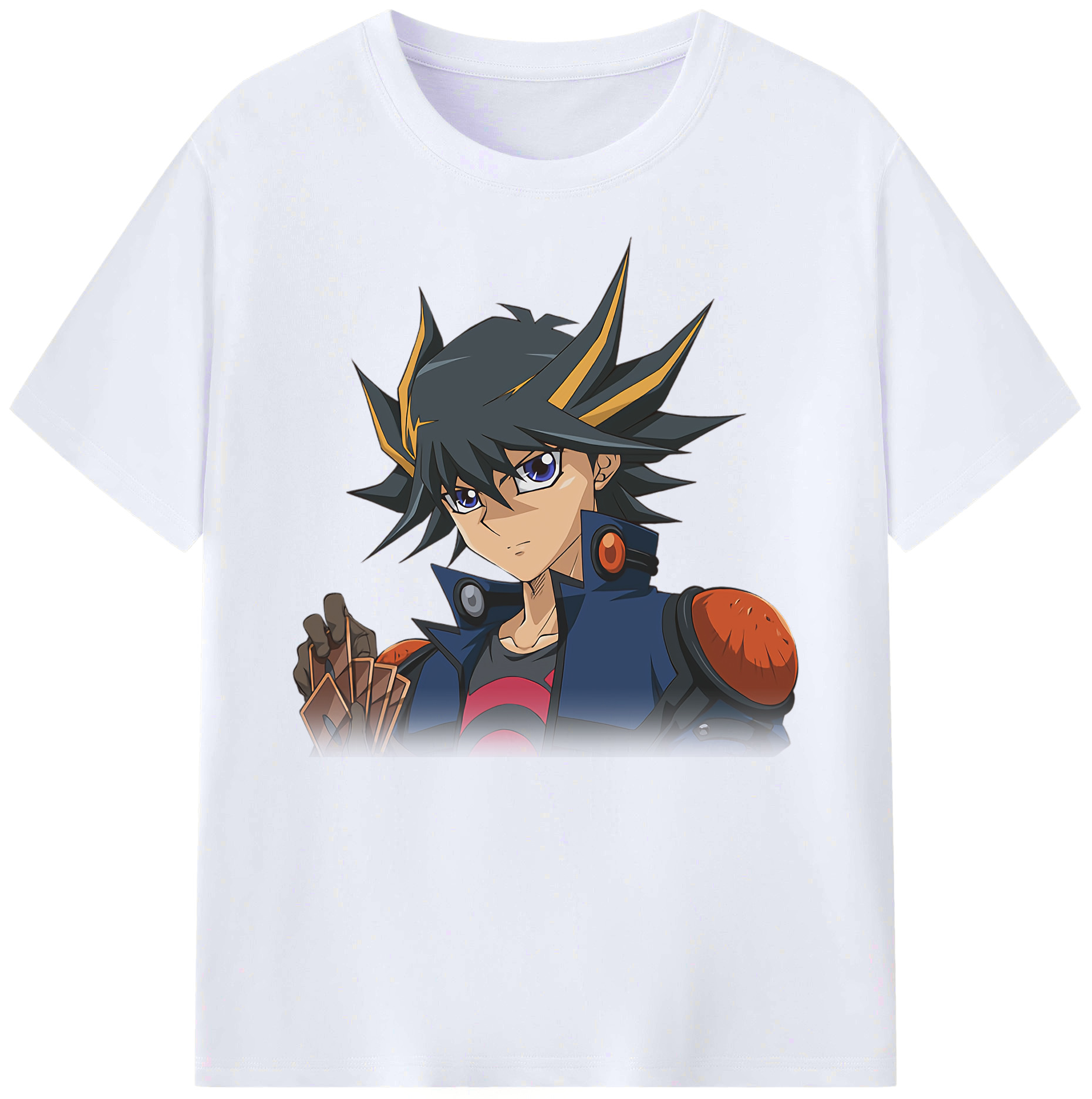 （画像用） 遊☆戯☆王 Yu-Gi-Oh! 綿100％ メンズ半袖Tシャツ｜肌触りやわらか＆通気性