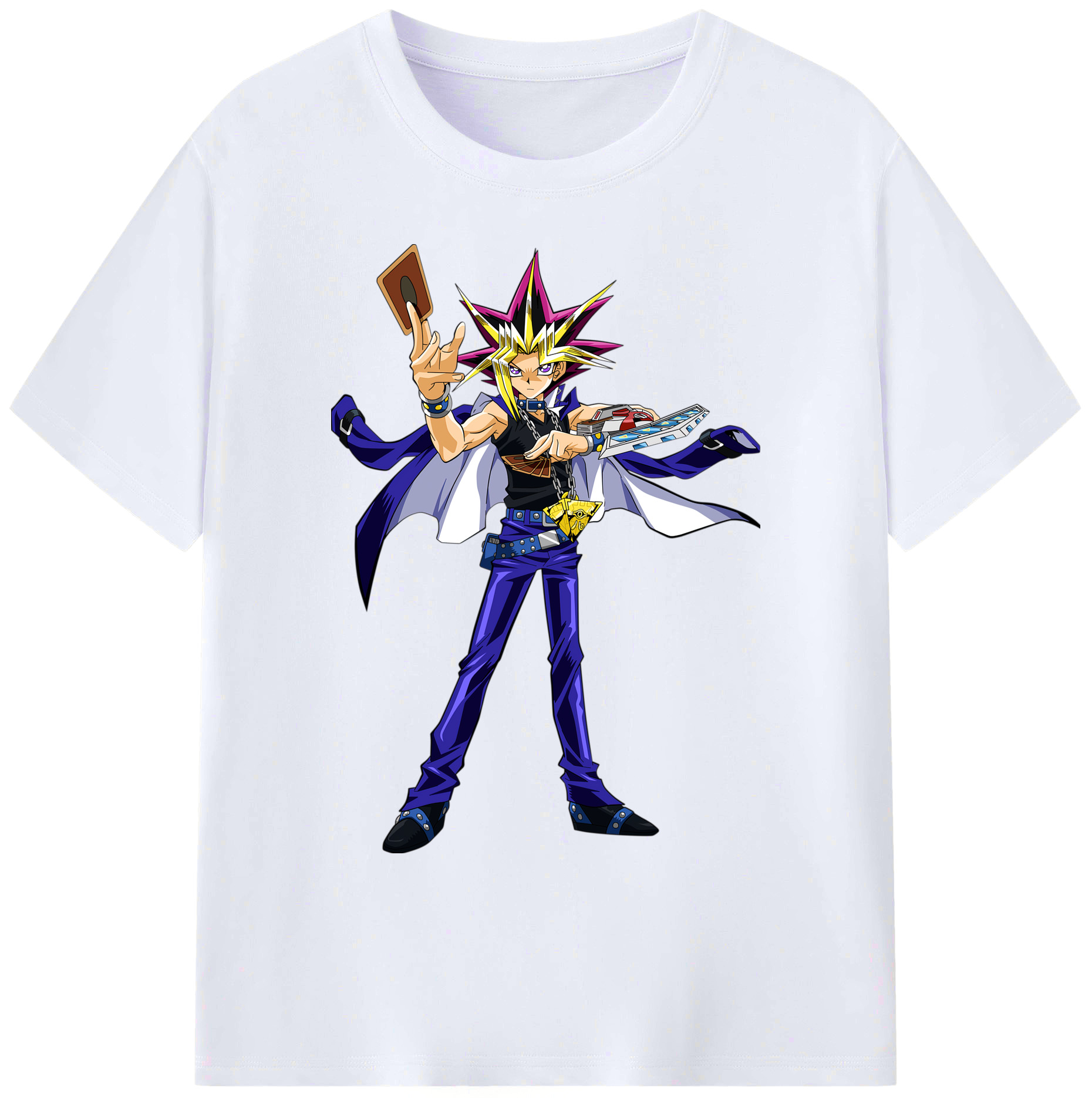 （画像用） 遊☆戯☆王 Yu-Gi-Oh! 綿100％ メンズ半袖Tシャツ｜肌触りやわらか＆通気性