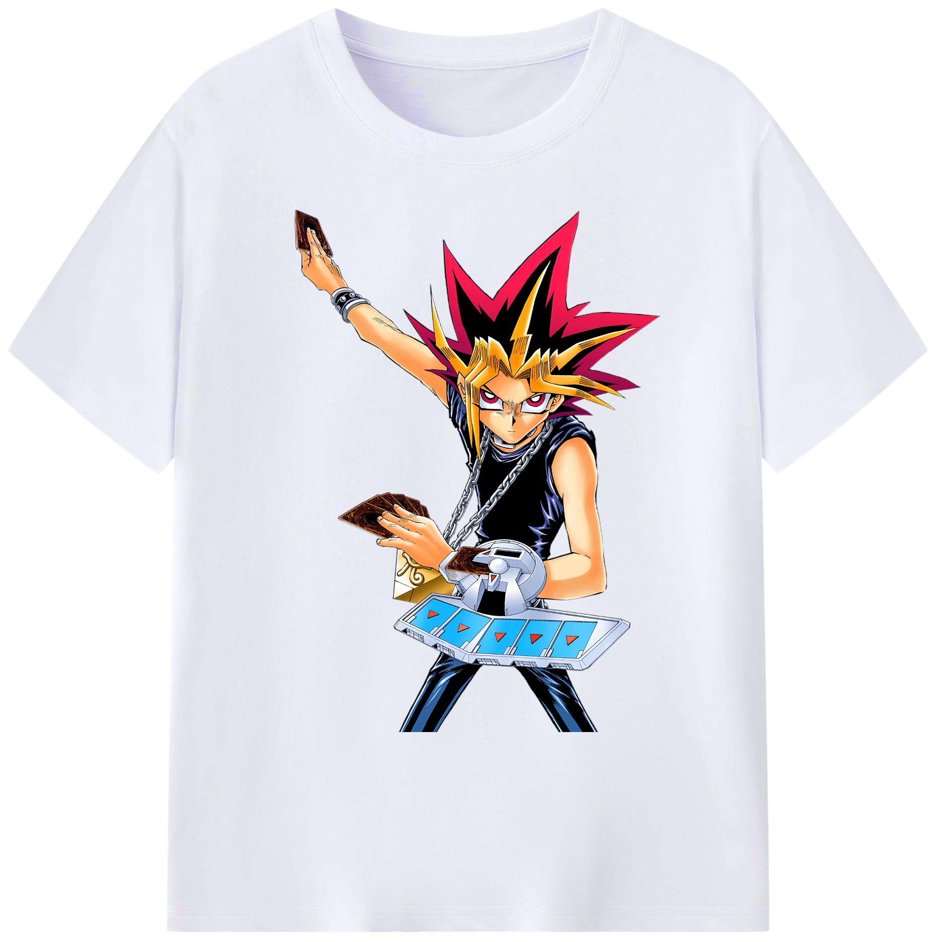 （画像用） 遊☆戯☆王 Yu-Gi-Oh! 綿100％ メンズ半袖Tシャツ｜肌触りやわらか＆通気性