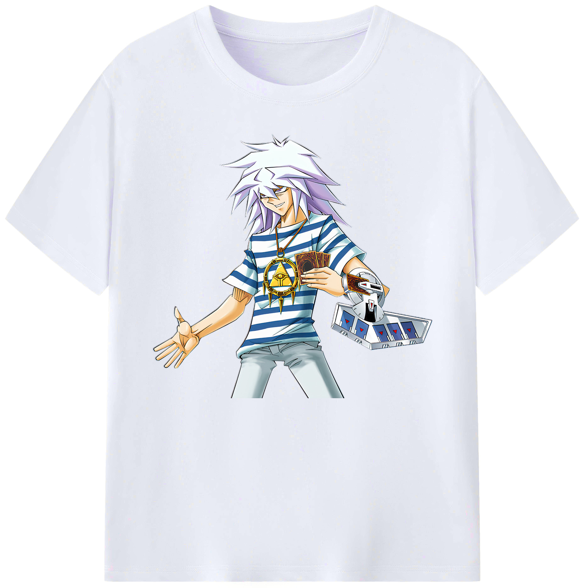 （画像用） 遊☆戯☆王 Yu-Gi-Oh! 綿100％ メンズ半袖Tシャツ｜肌触りやわらか＆通気性