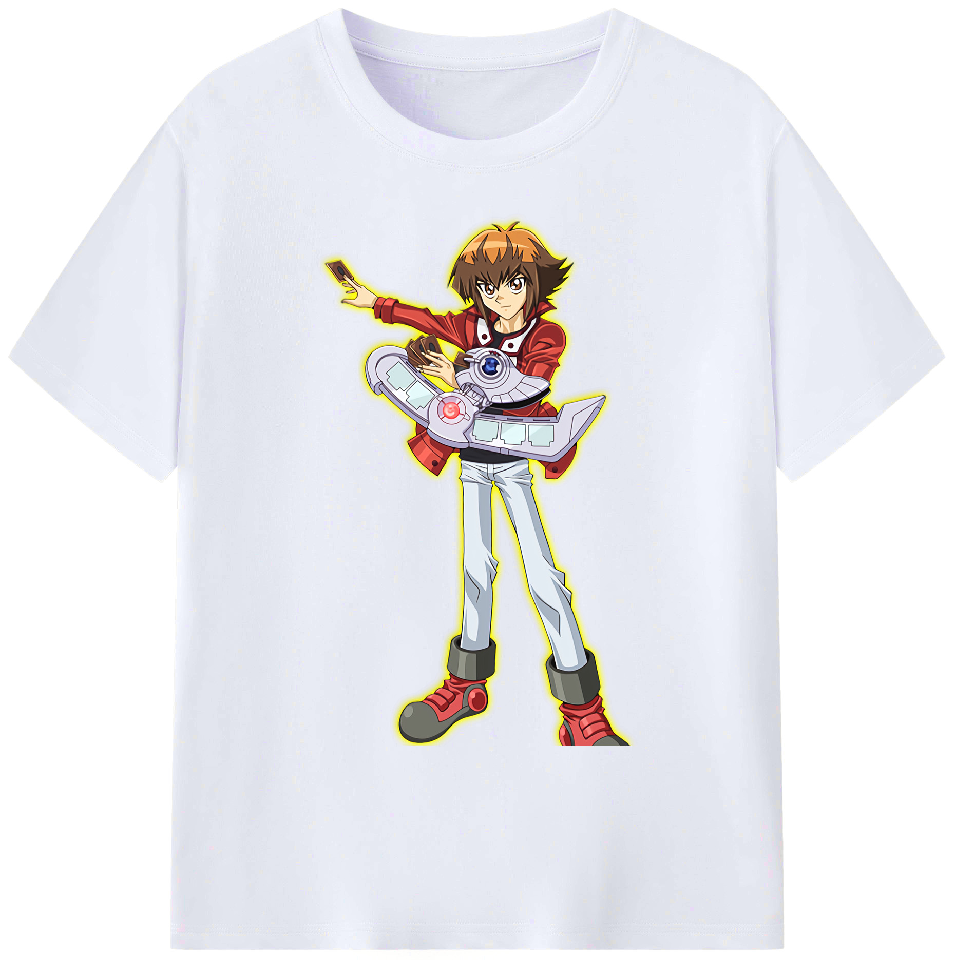 （画像用） 遊☆戯☆王 Yu-Gi-Oh! 綿100％ メンズ半袖Tシャツ｜肌触りやわらか＆通気性