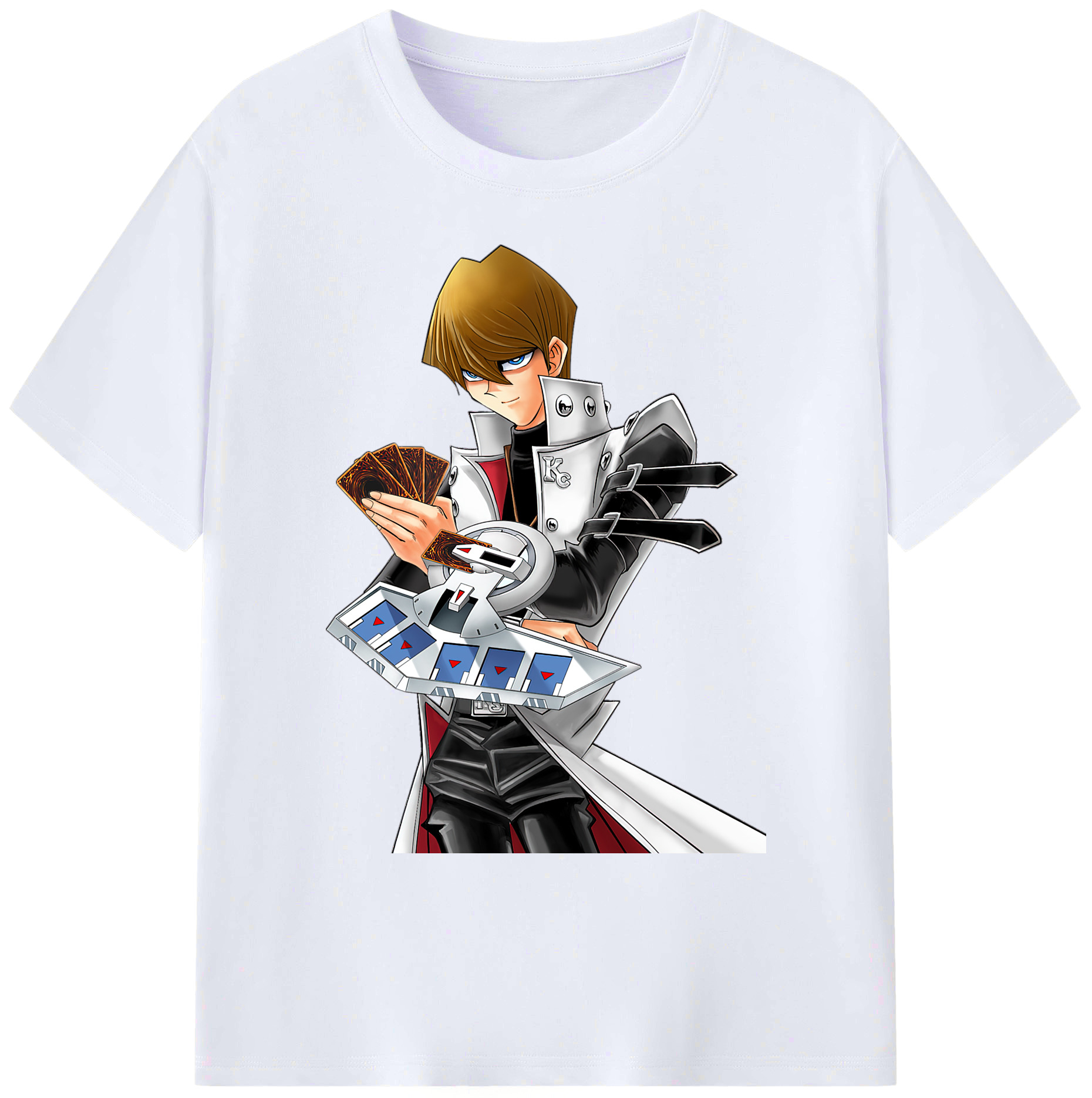 （画像用） 遊☆戯☆王 Yu-Gi-Oh! 綿100％ メンズ半袖Tシャツ｜肌触りやわらか＆通気性