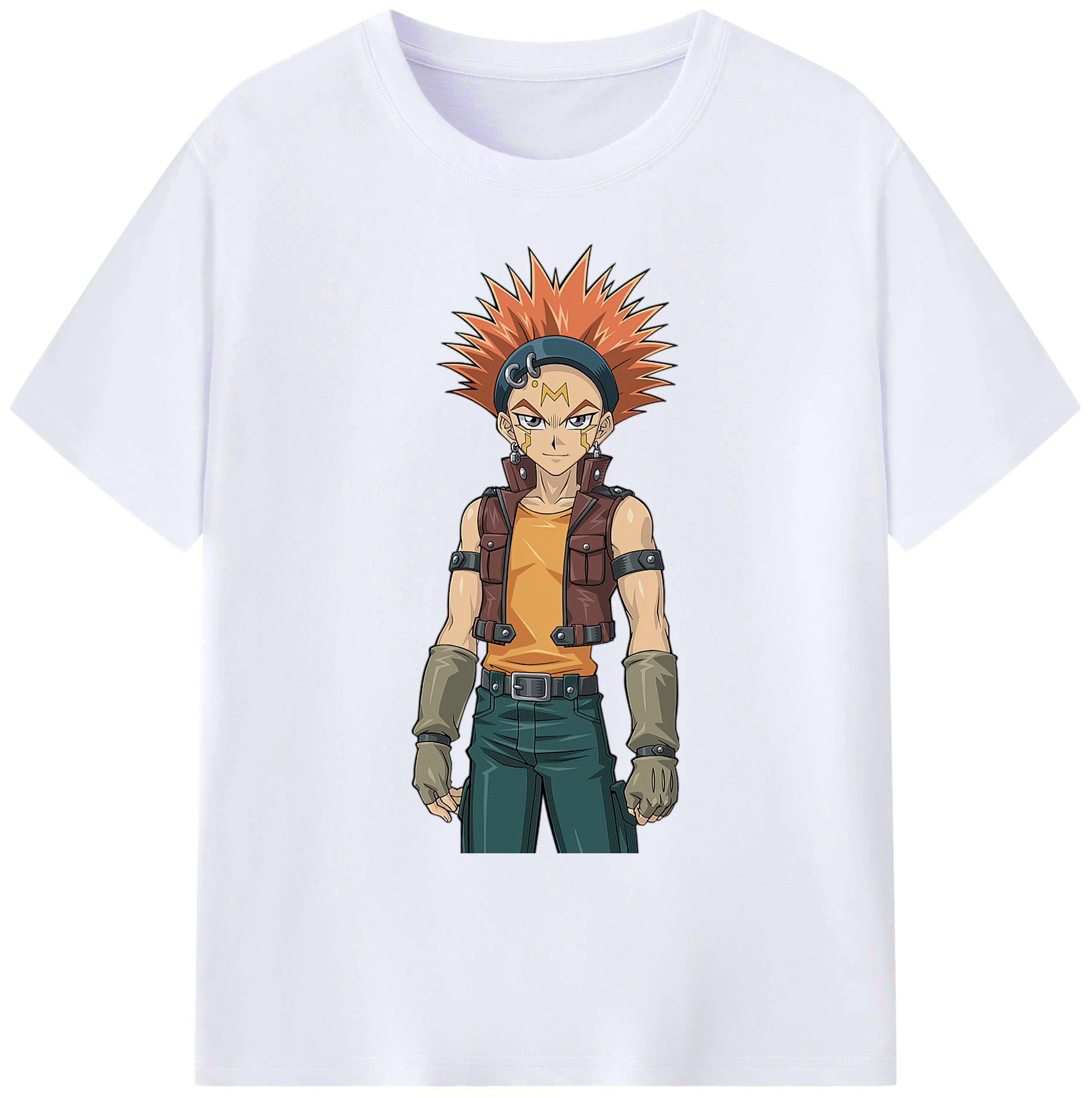 （画像用） 遊☆戯☆王 Yu-Gi-Oh! 綿100％ メンズ半袖Tシャツ｜肌触りやわらか＆通気性