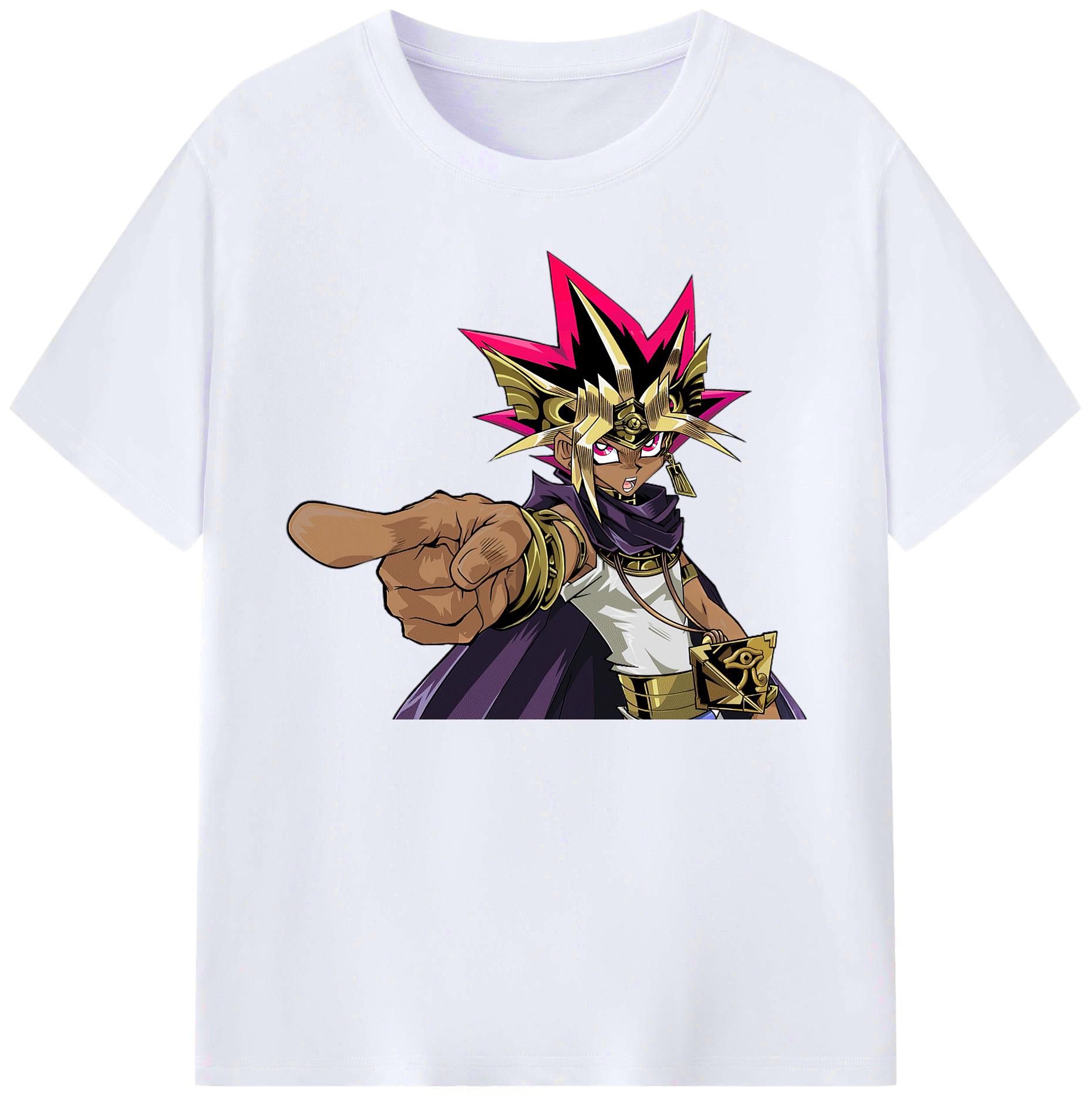 （画像用） 遊☆戯☆王 Yu-Gi-Oh! 綿100％ メンズ半袖Tシャツ｜肌触りやわらか＆通気性