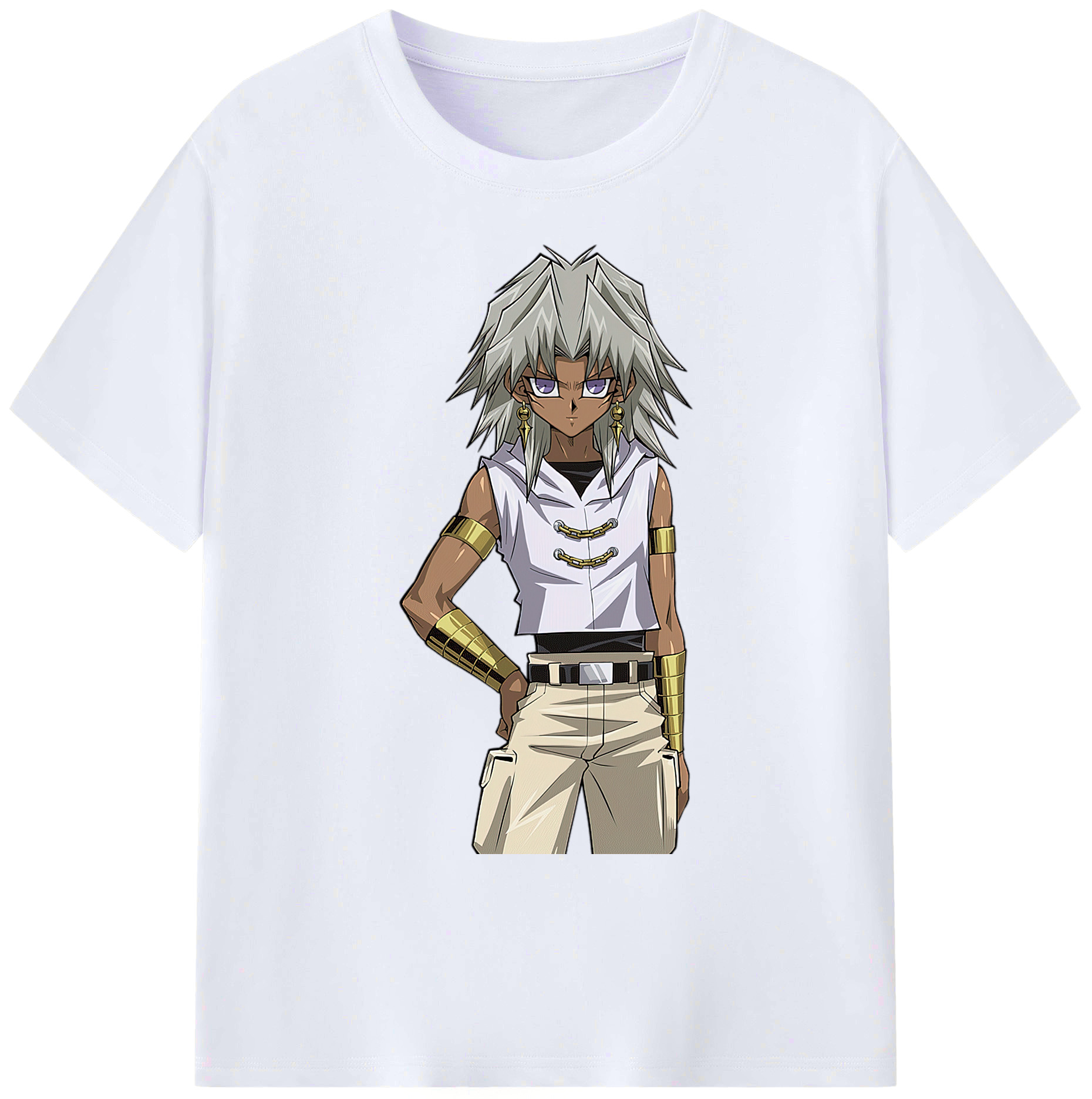 （画像用） 遊☆戯☆王 Yu-Gi-Oh! 綿100％ メンズ半袖Tシャツ｜肌触りやわらか＆通気性