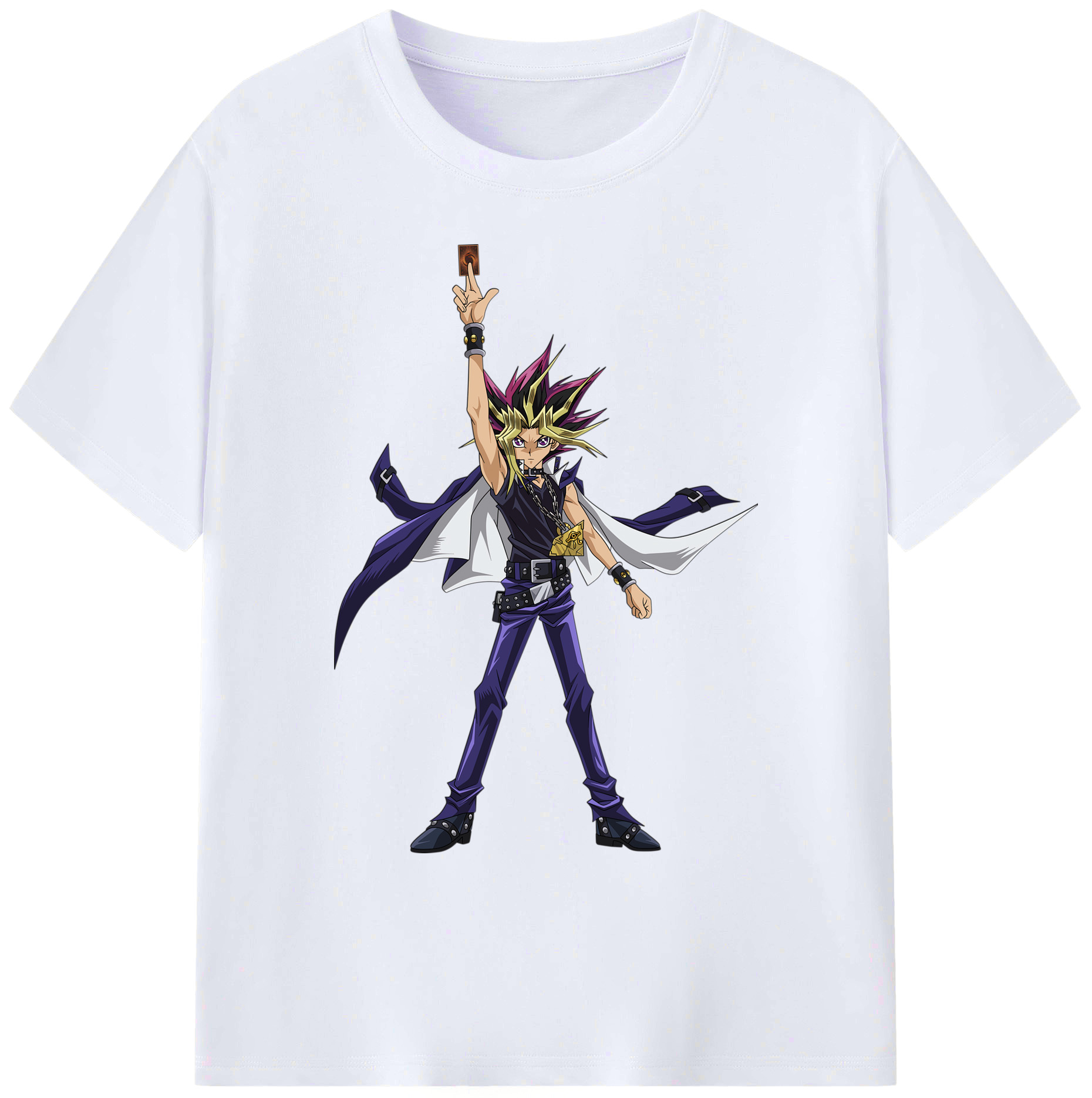 （画像用） 遊☆戯☆王 Yu-Gi-Oh! 綿100％ メンズ半袖Tシャツ｜肌触りやわらか＆通気性