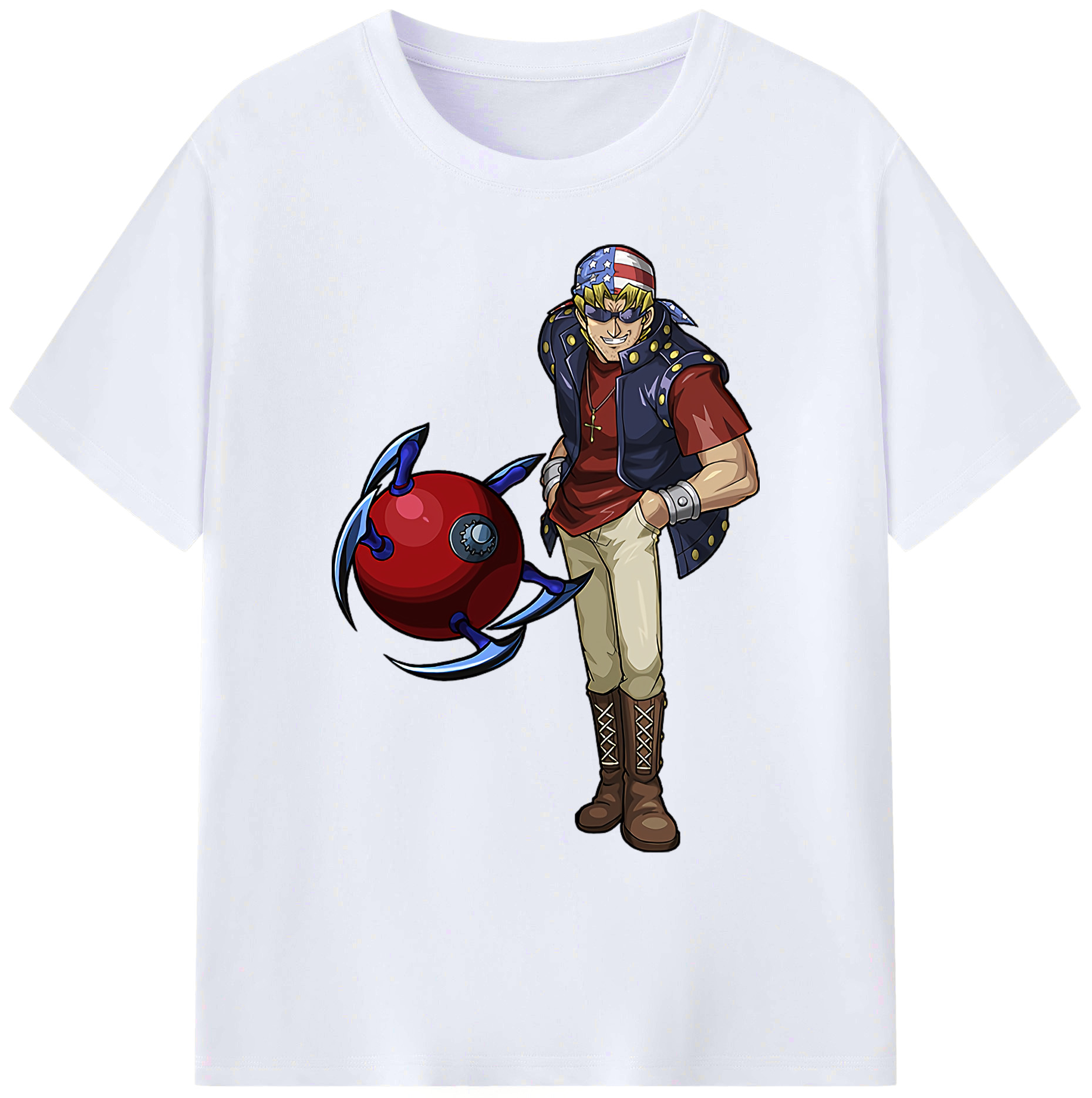 （画像用） 遊☆戯☆王 Yu-Gi-Oh! 綿100％ メンズ半袖Tシャツ｜肌触りやわらか＆通気性