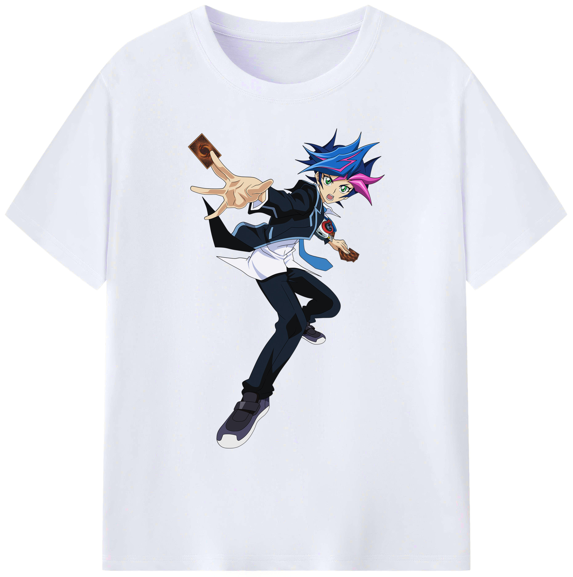 （画像用） 遊☆戯☆王 Yu-Gi-Oh! 綿100％ メンズ半袖Tシャツ｜肌触りやわらか＆通気性