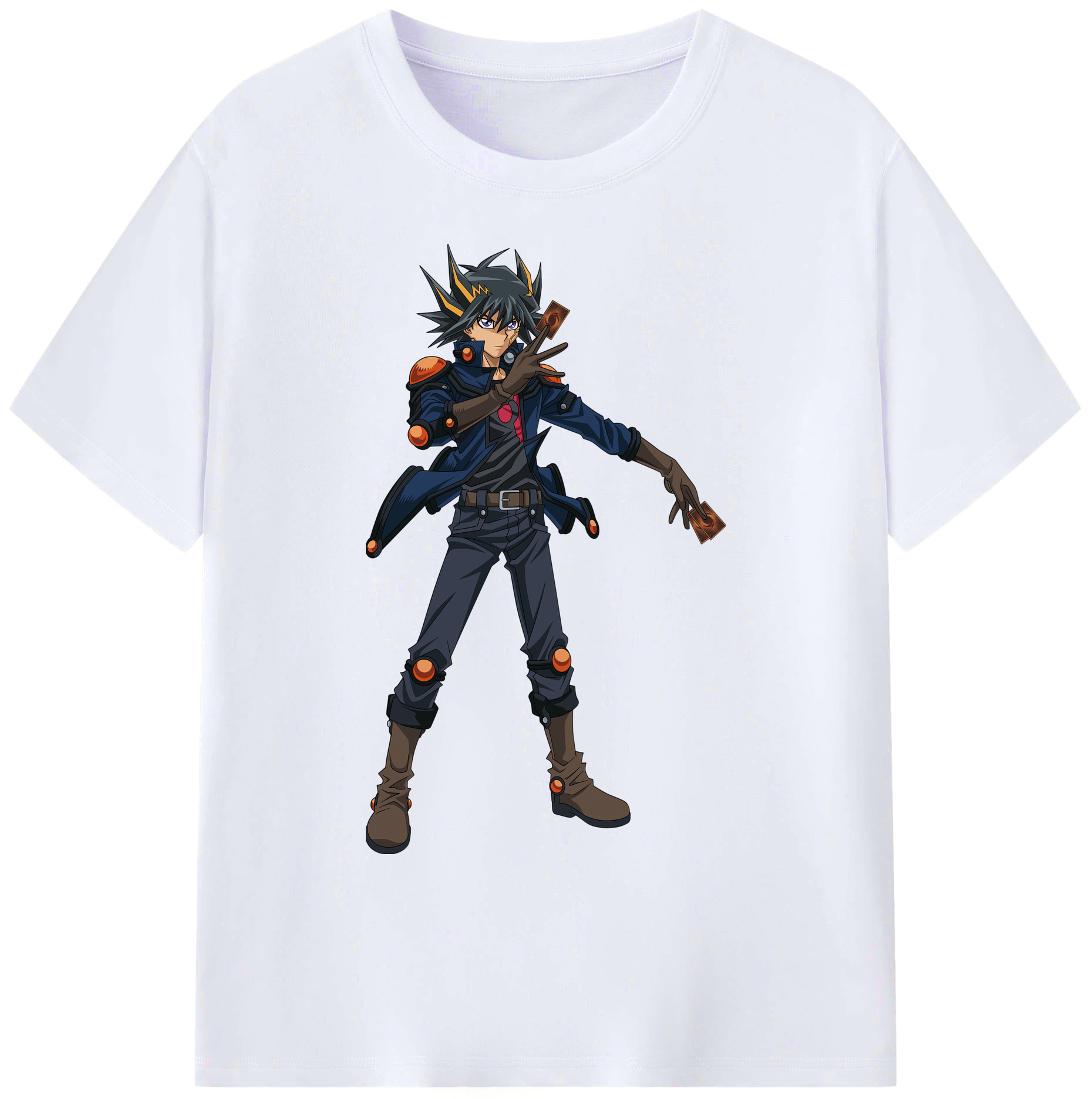 （画像用） 遊☆戯☆王 Yu-Gi-Oh! 綿100％ メンズ半袖Tシャツ｜肌触りやわらか＆通気性