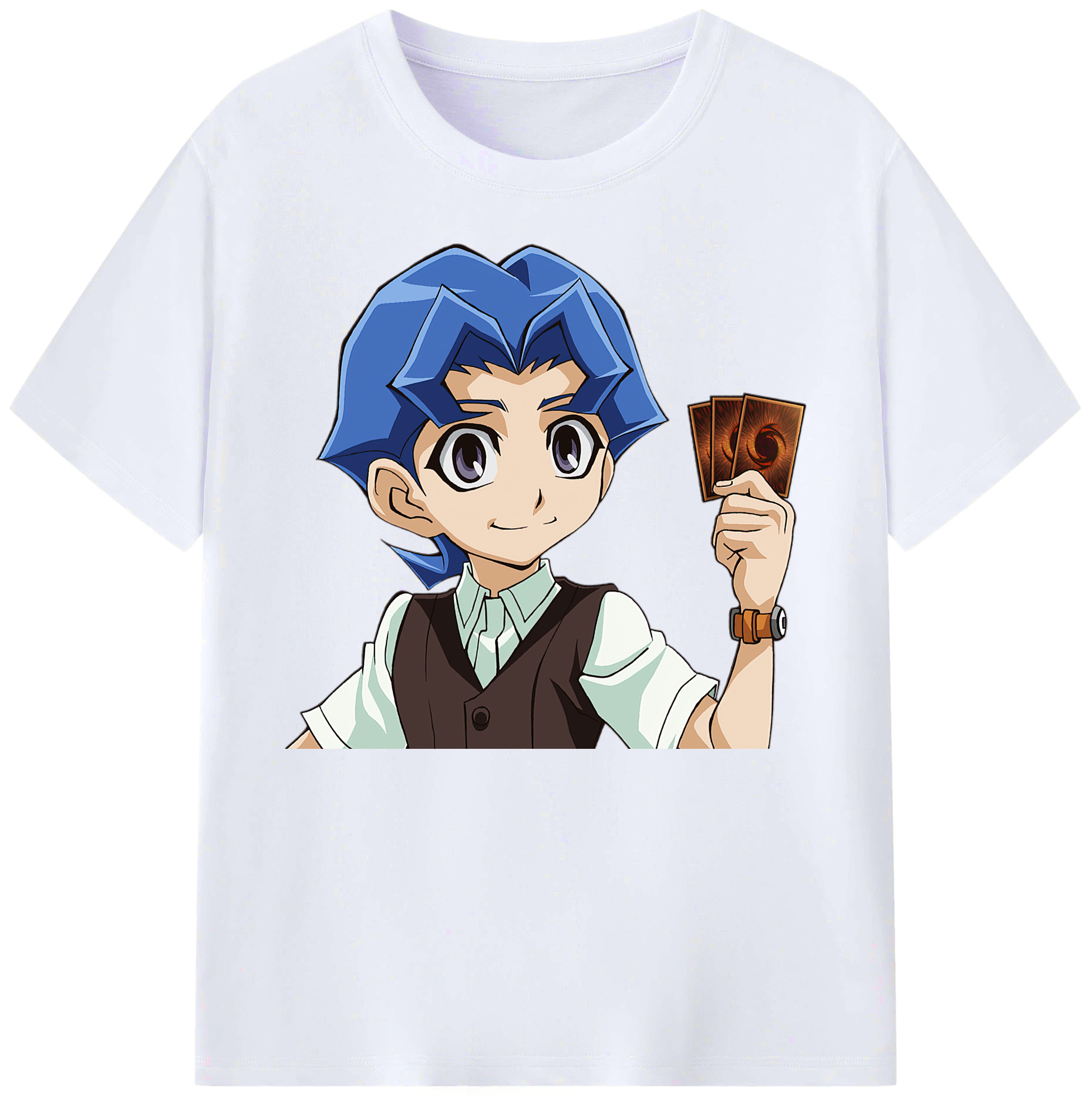 （画像用） 遊☆戯☆王 Yu-Gi-Oh! 綿100％ メンズ半袖Tシャツ｜肌触りやわらか＆通気性