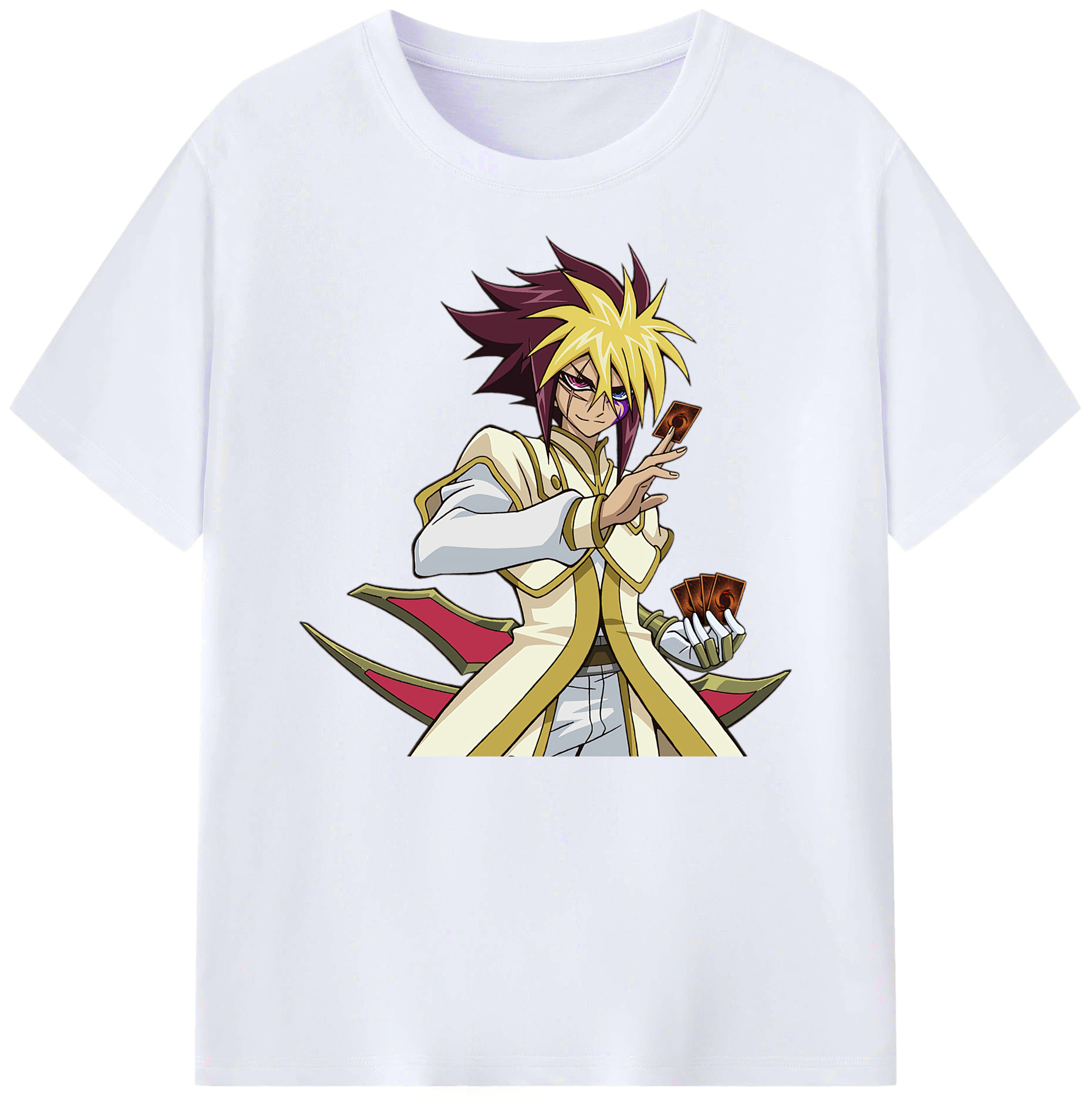 （画像用） 遊☆戯☆王 Yu-Gi-Oh! 綿100％ メンズ半袖Tシャツ｜肌触りやわらか＆通気性