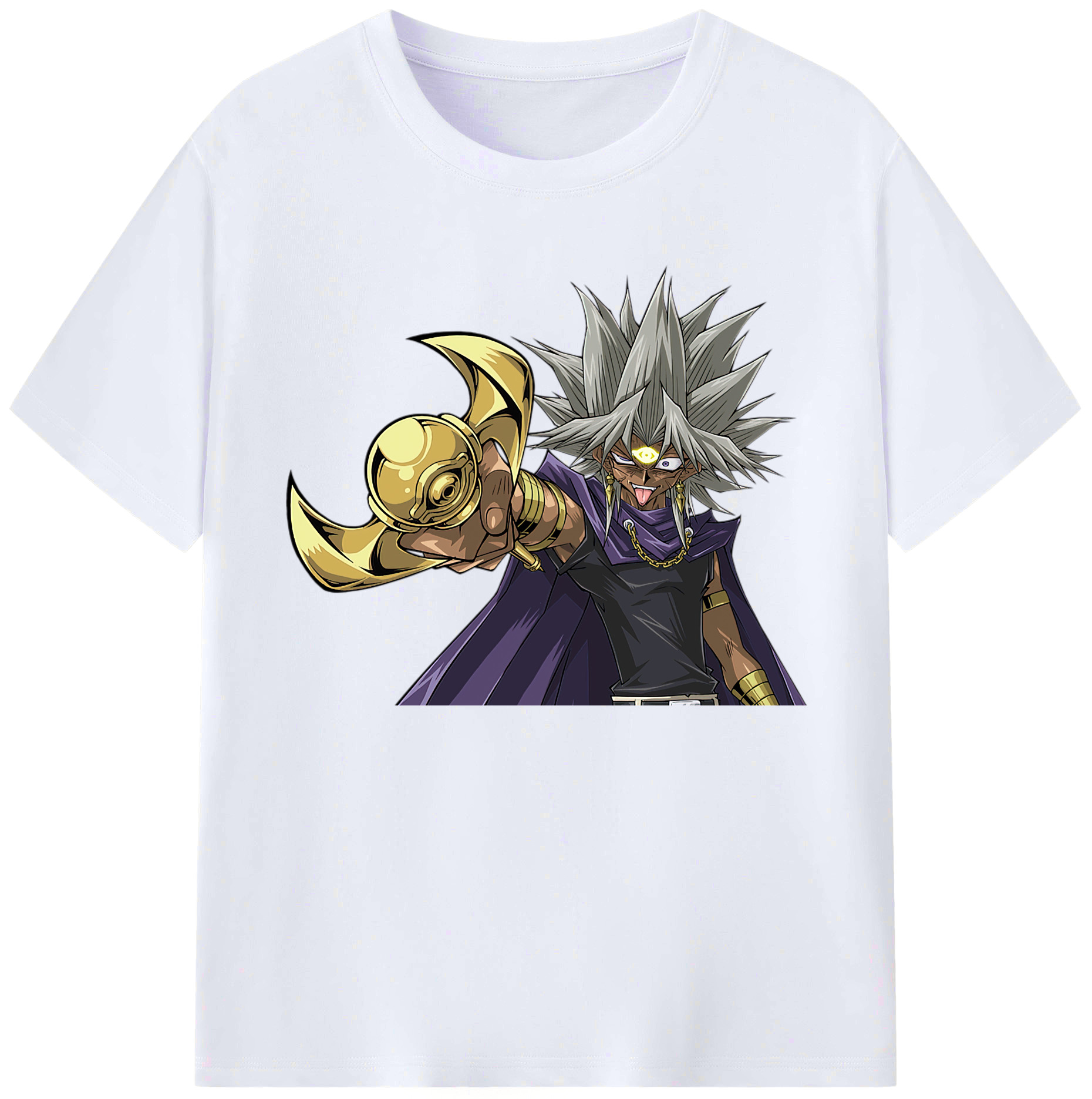 （画像用） 遊☆戯☆王 Yu-Gi-Oh! 綿100％ メンズ半袖Tシャツ｜肌触りやわらか＆通気性