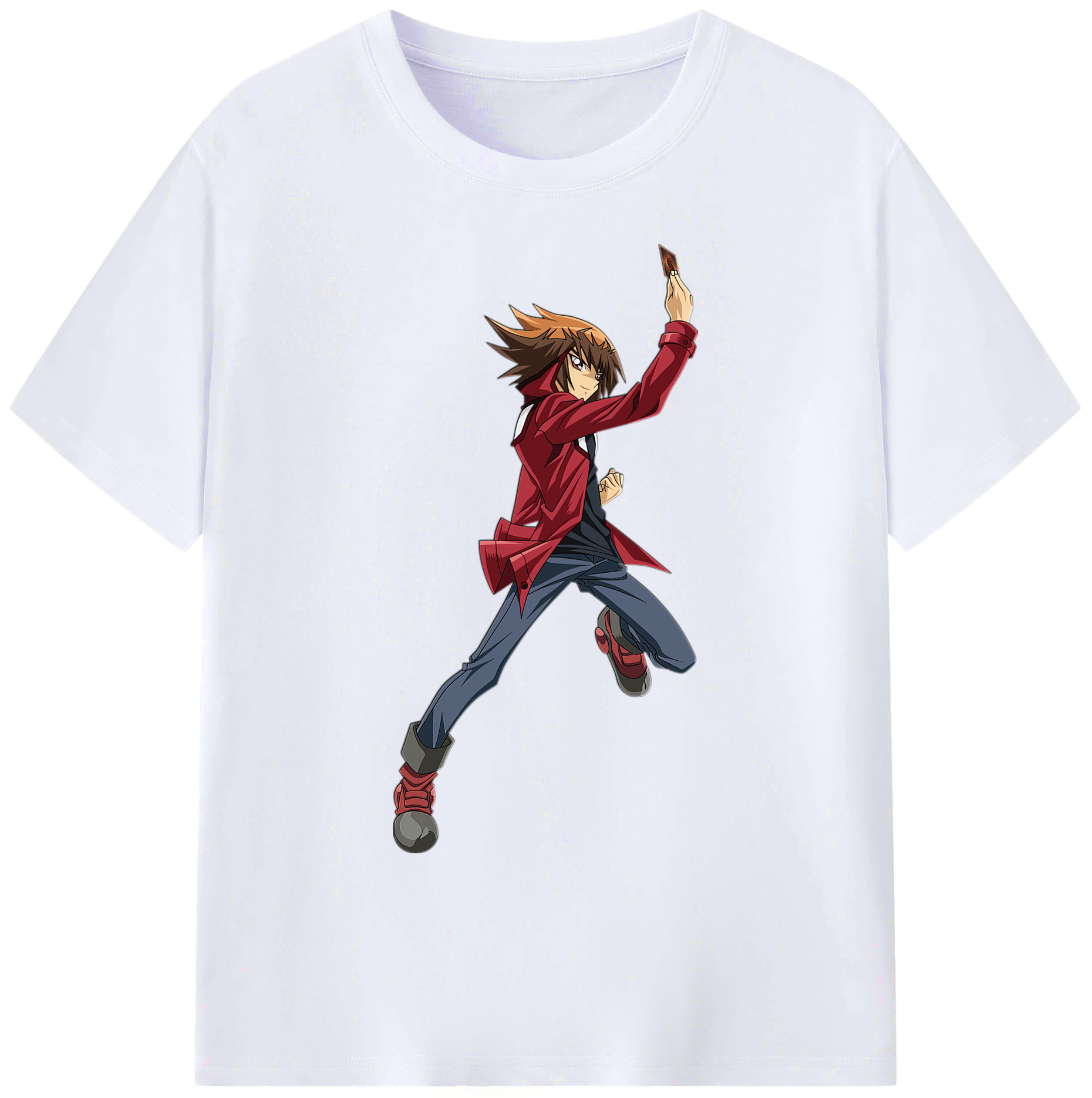 （画像用） 遊☆戯☆王 Yu-Gi-Oh! 綿100％ メンズ半袖Tシャツ｜肌触りやわらか＆通気性
