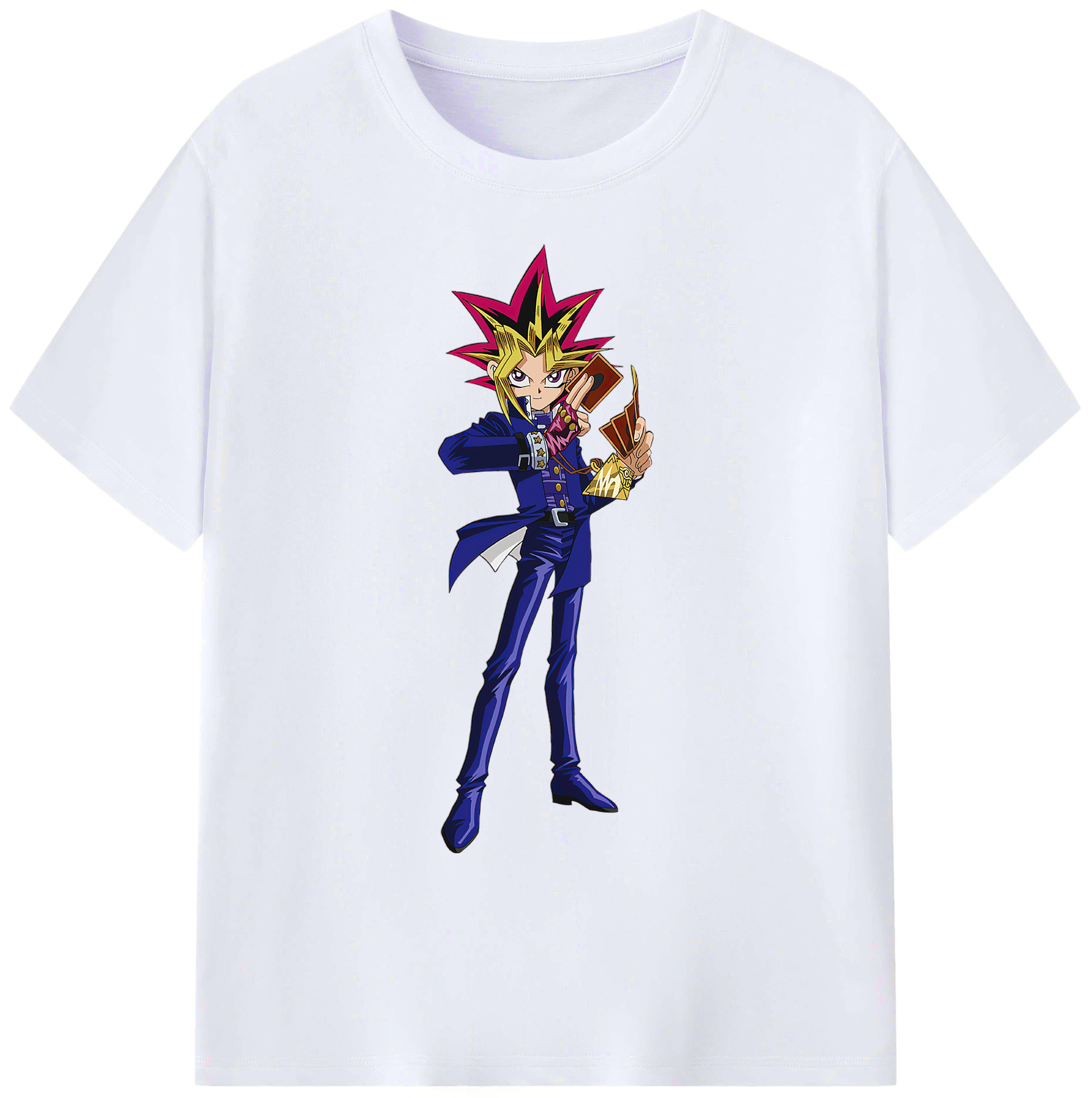 （画像用） 遊☆戯☆王 Yu-Gi-Oh! 綿100％ メンズ半袖Tシャツ｜肌触りやわらか＆通気性