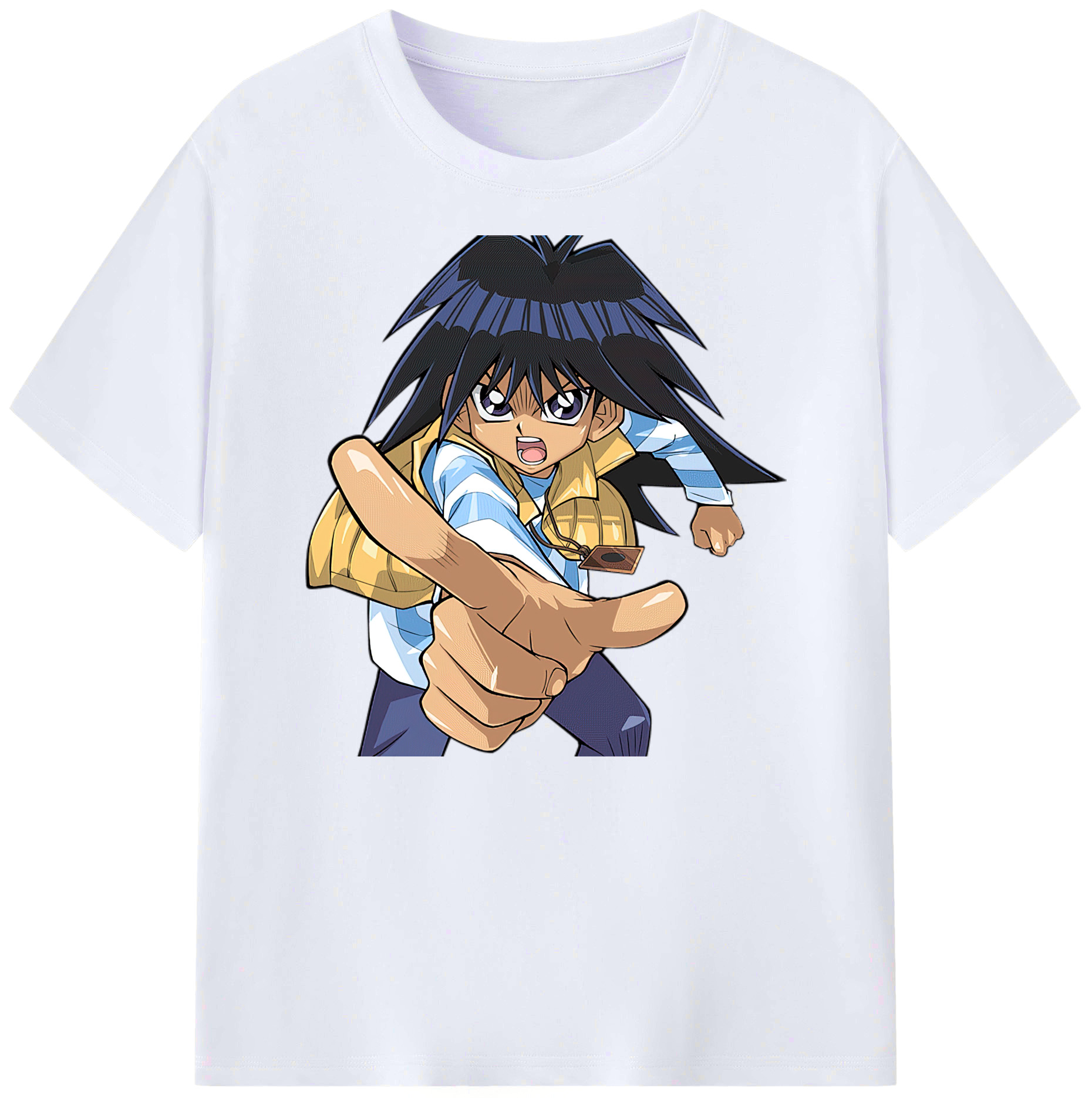 （画像用） 遊☆戯☆王 Yu-Gi-Oh! 綿100％ メンズ半袖Tシャツ｜肌触りやわらか＆通気性