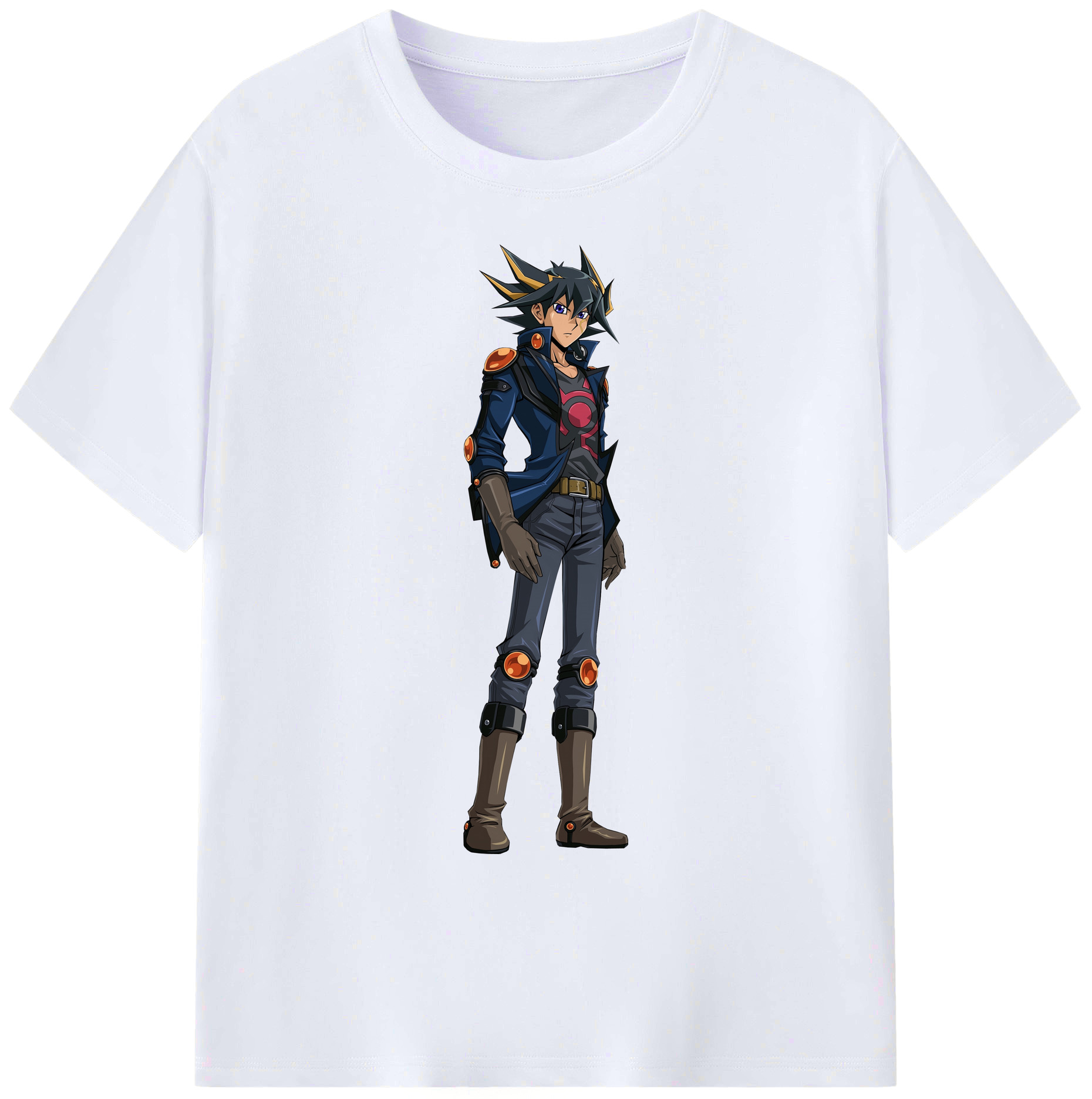 （画像用） 遊☆戯☆王 Yu-Gi-Oh! 綿100％ メンズ半袖Tシャツ｜肌触りやわらか＆通気性