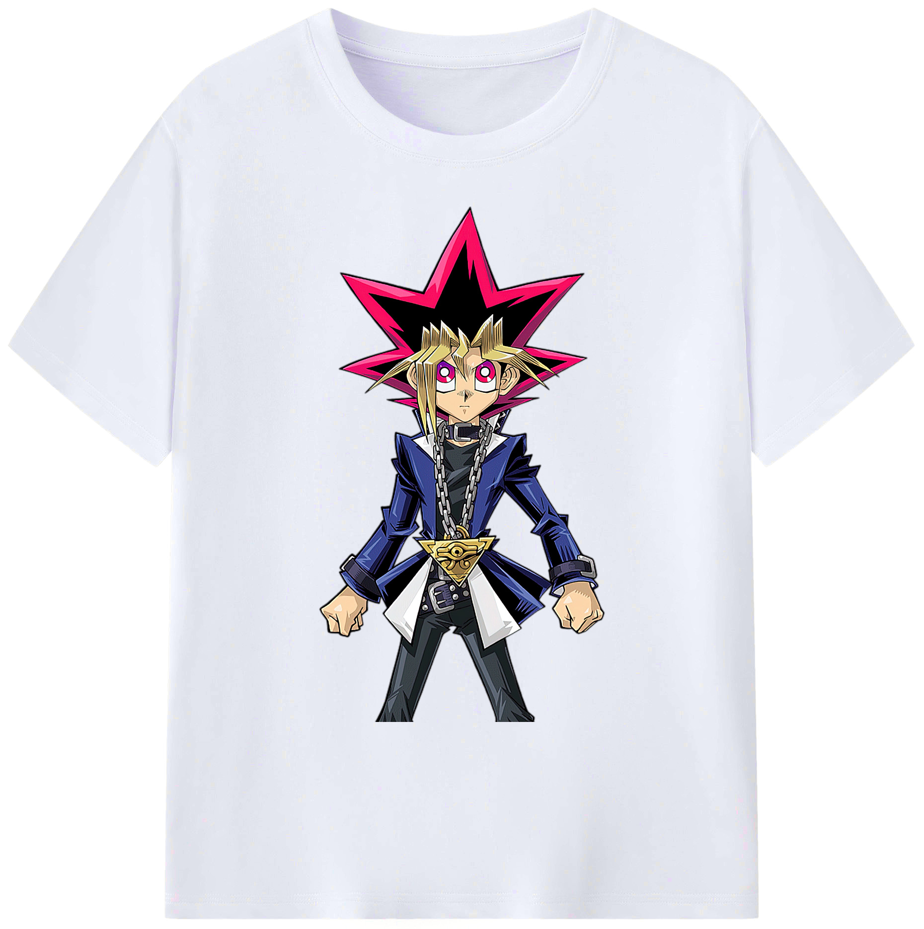 （画像用） 遊☆戯☆王 Yu-Gi-Oh! 綿100％ メンズ半袖Tシャツ｜肌触りやわらか＆通気性