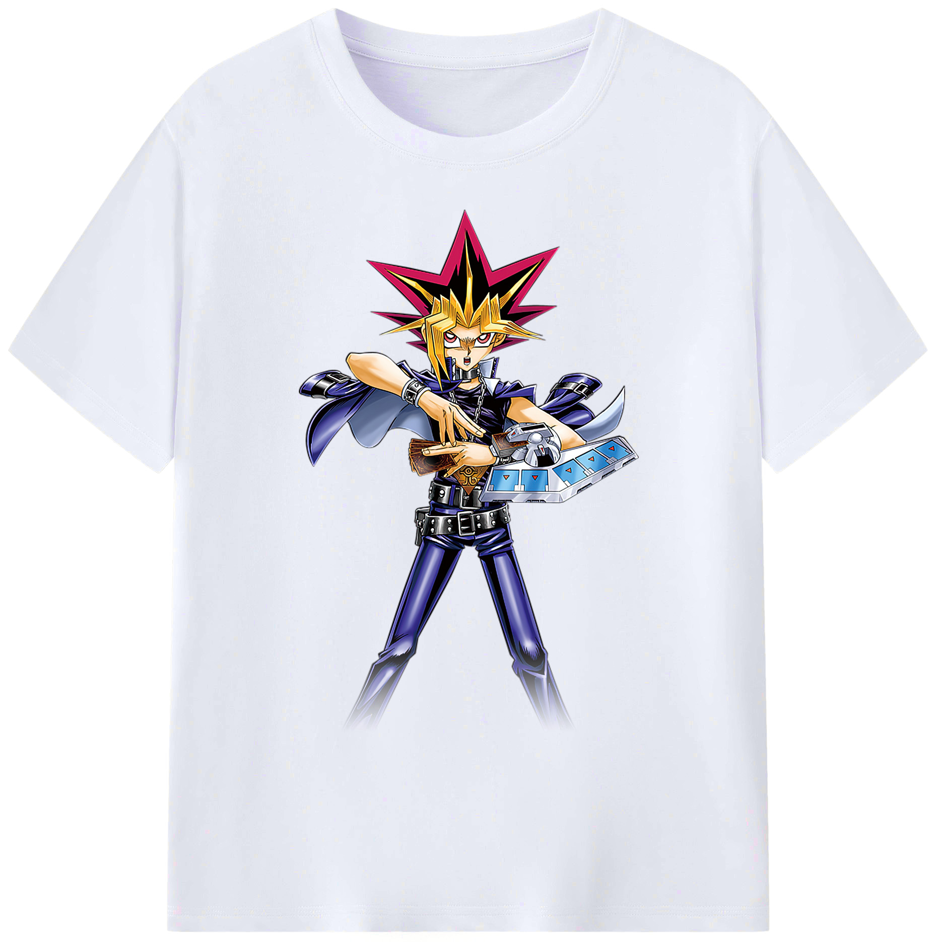 （画像用） 遊☆戯☆王 Yu-Gi-Oh! 綿100％ メンズ半袖Tシャツ｜肌触りやわらか＆通気性