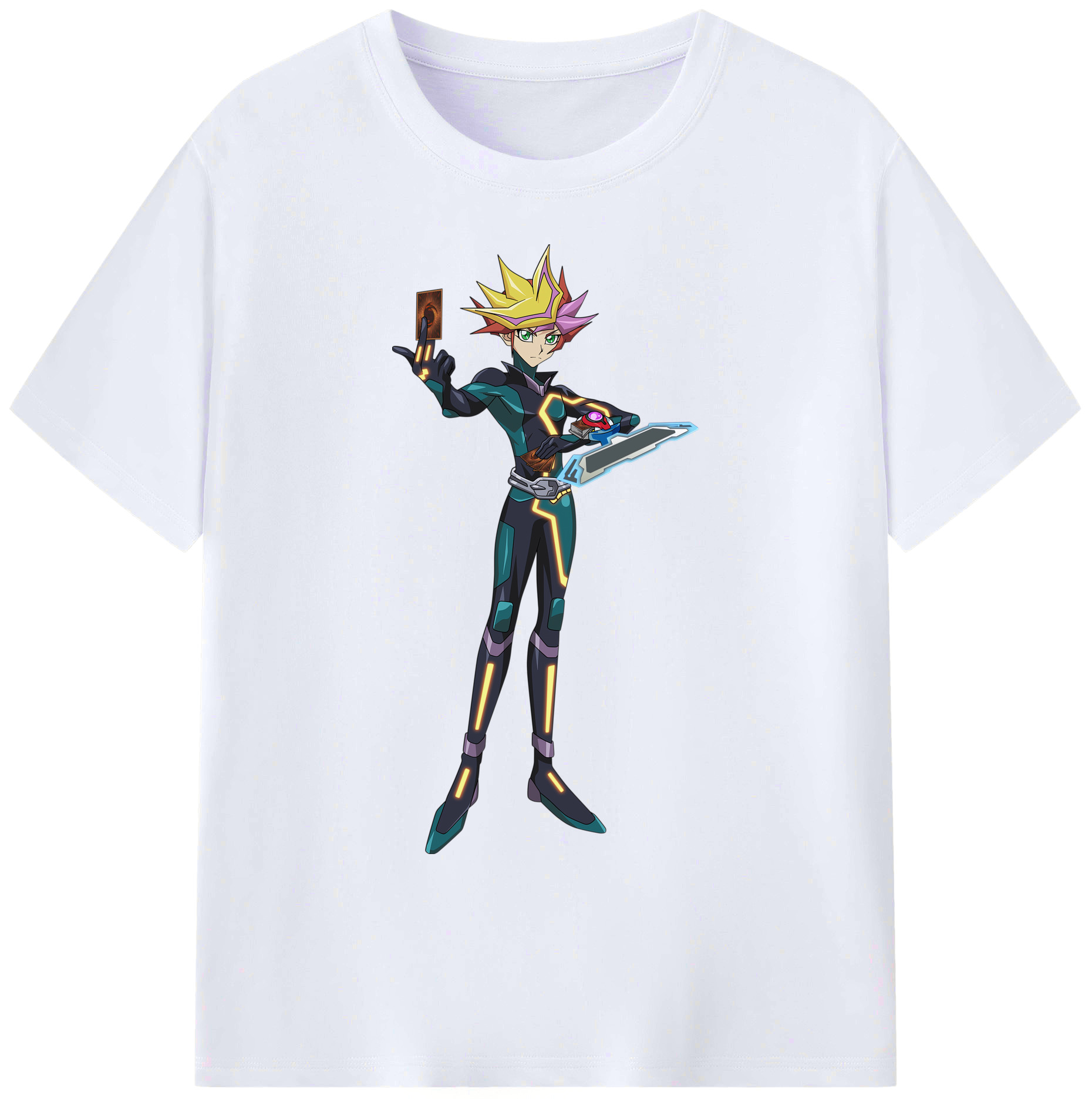 （画像用） 遊☆戯☆王 Yu-Gi-Oh! 綿100％ メンズ半袖Tシャツ｜肌触りやわらか＆通気性