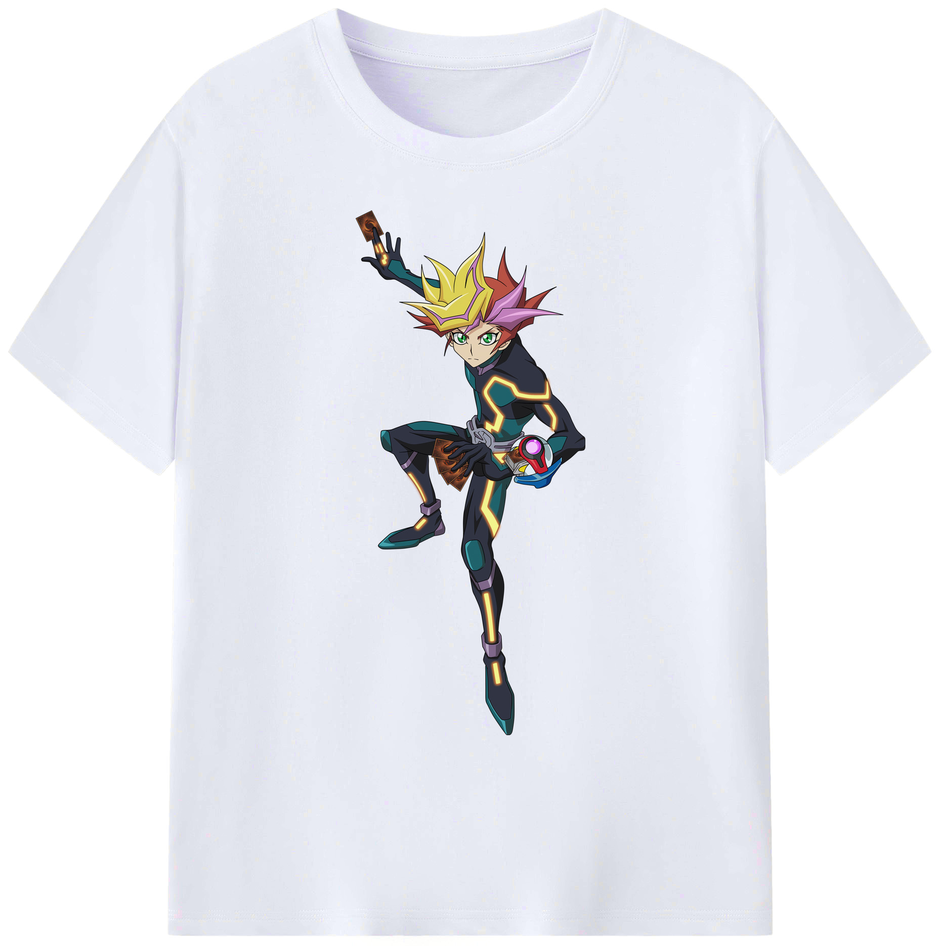 （画像用） 遊☆戯☆王 Yu-Gi-Oh! 綿100％ メンズ半袖Tシャツ｜肌触りやわらか＆通気性