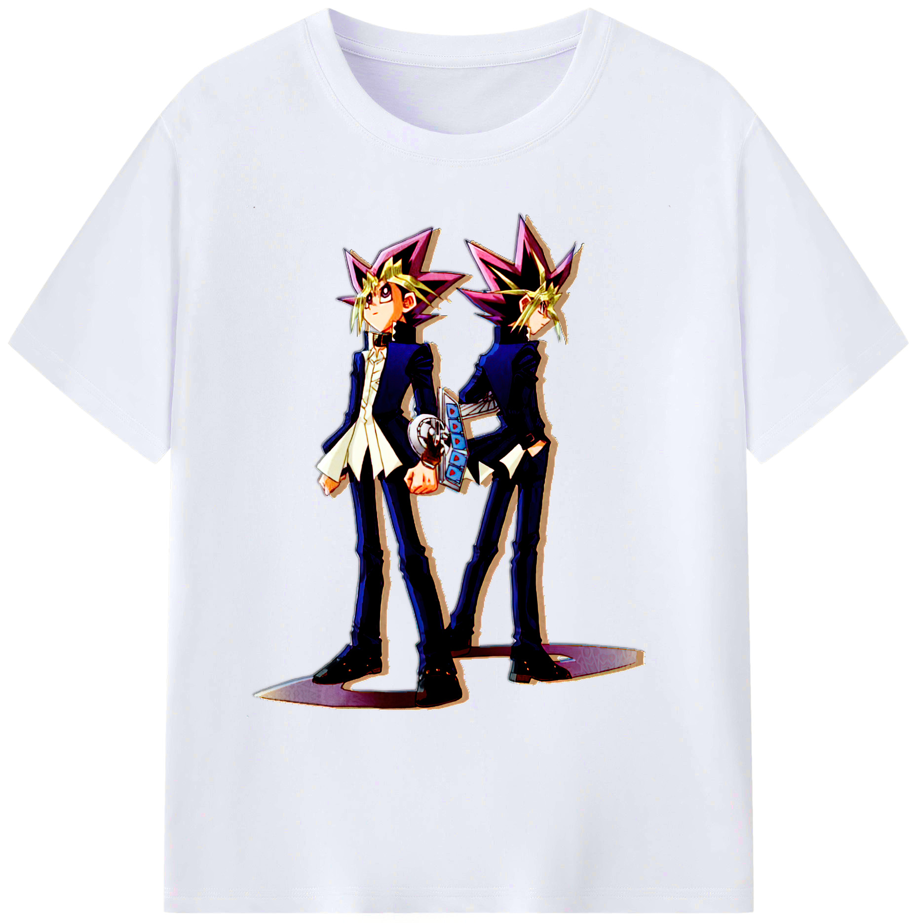 （画像用） 遊☆戯☆王 Yu-Gi-Oh! 綿100％ メンズ半袖Tシャツ｜肌触りやわらか＆通気性