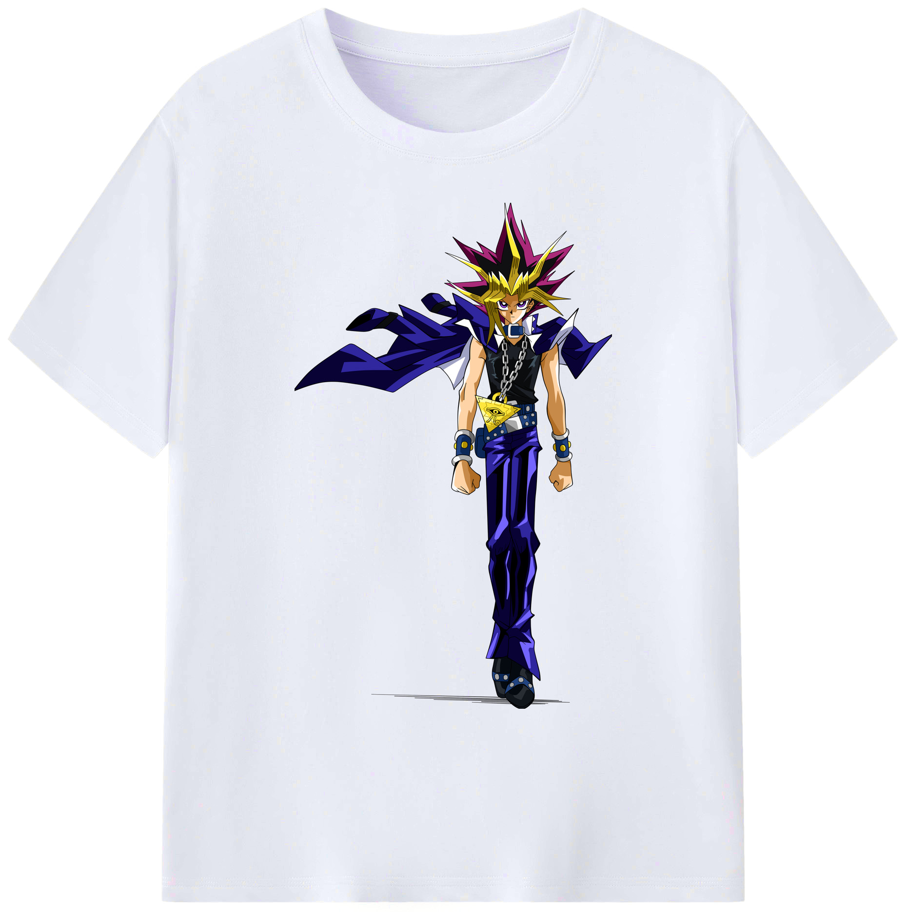 （画像用） 遊☆戯☆王 Yu-Gi-Oh! 綿100％ メンズ半袖Tシャツ｜肌触りやわらか＆通気性