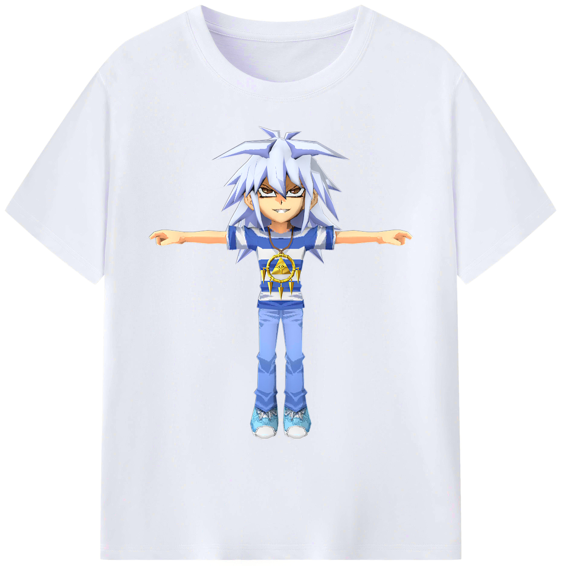 （画像用） 遊☆戯☆王 Yu-Gi-Oh! 綿100％ メンズ半袖Tシャツ｜肌触りやわらか＆通気性