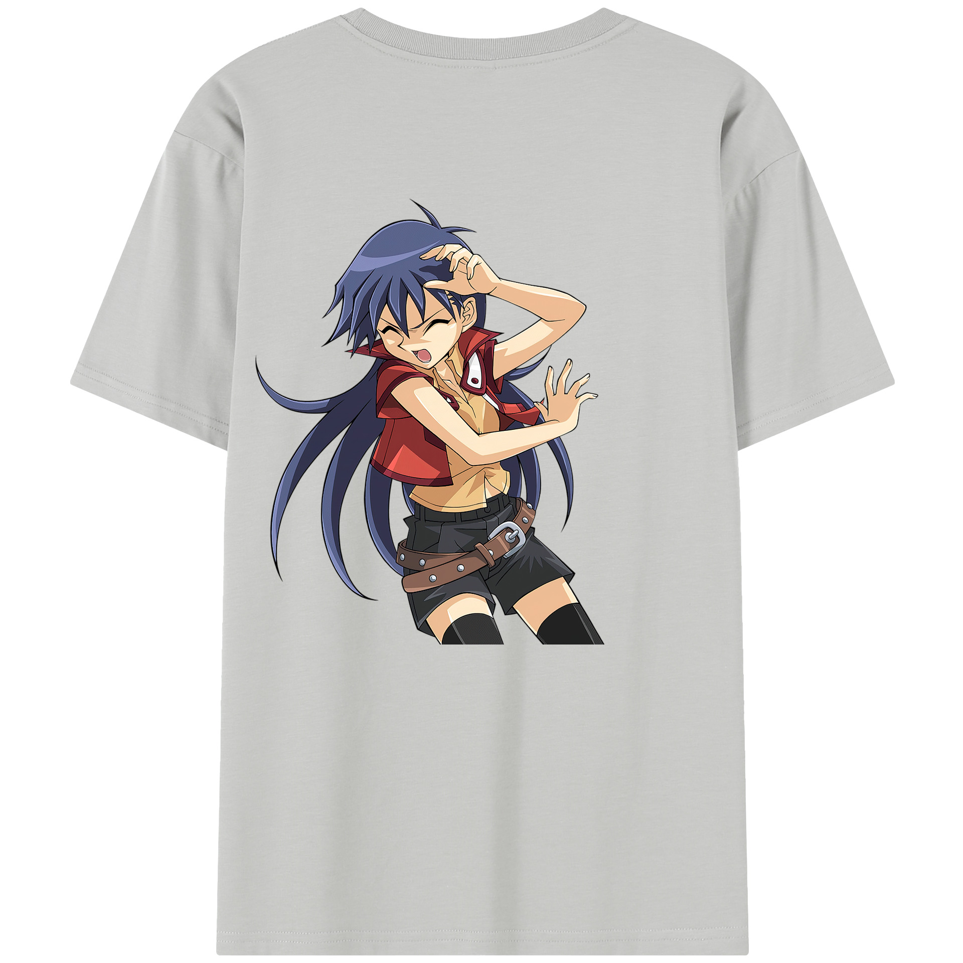 （画像用） 遊☆戯☆王 Yu-Gi-Oh! レディース半袖Tシャツ(バックプリント)