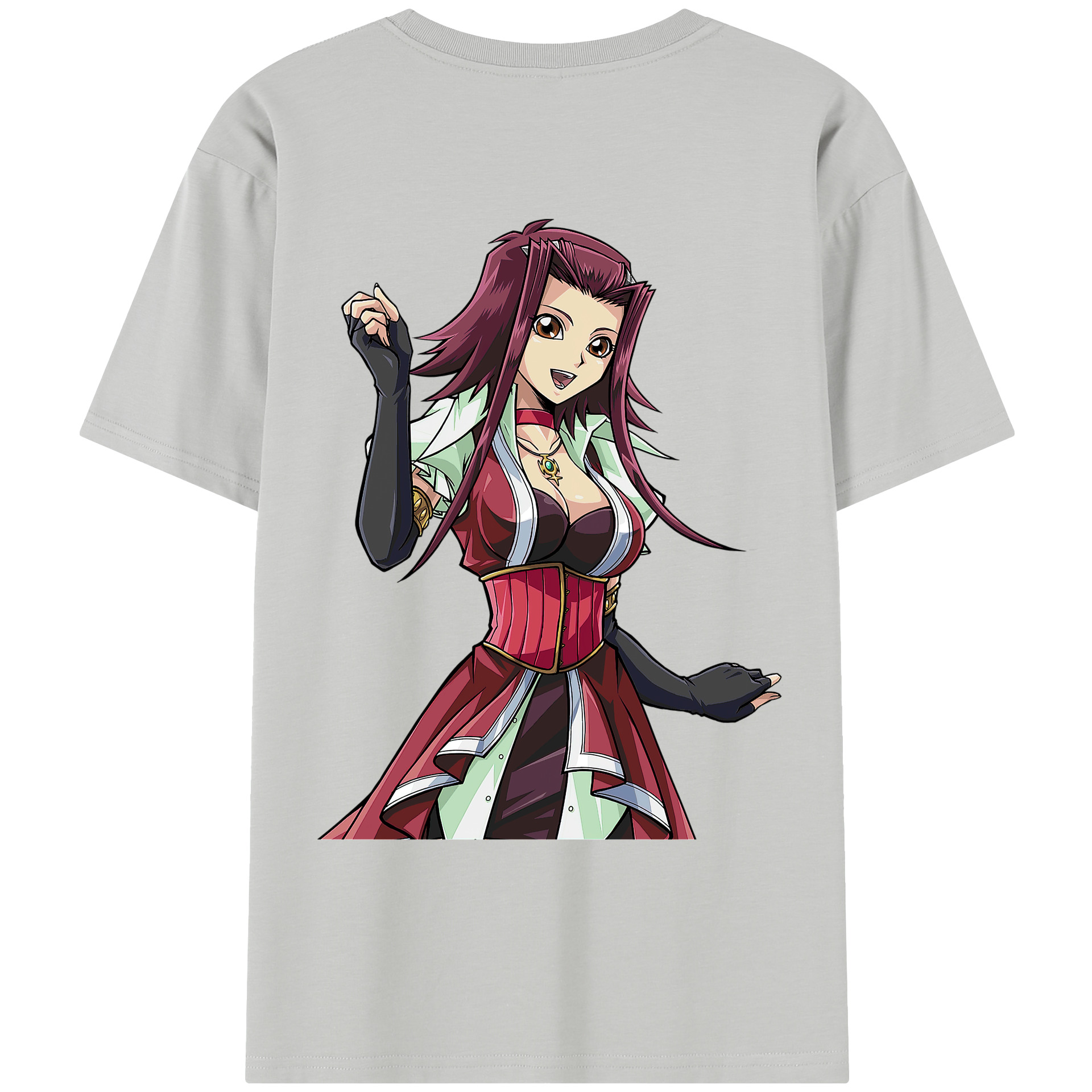 （画像用） 遊☆戯☆王 Yu-Gi-Oh! レディース半袖Tシャツ(バックプリント)