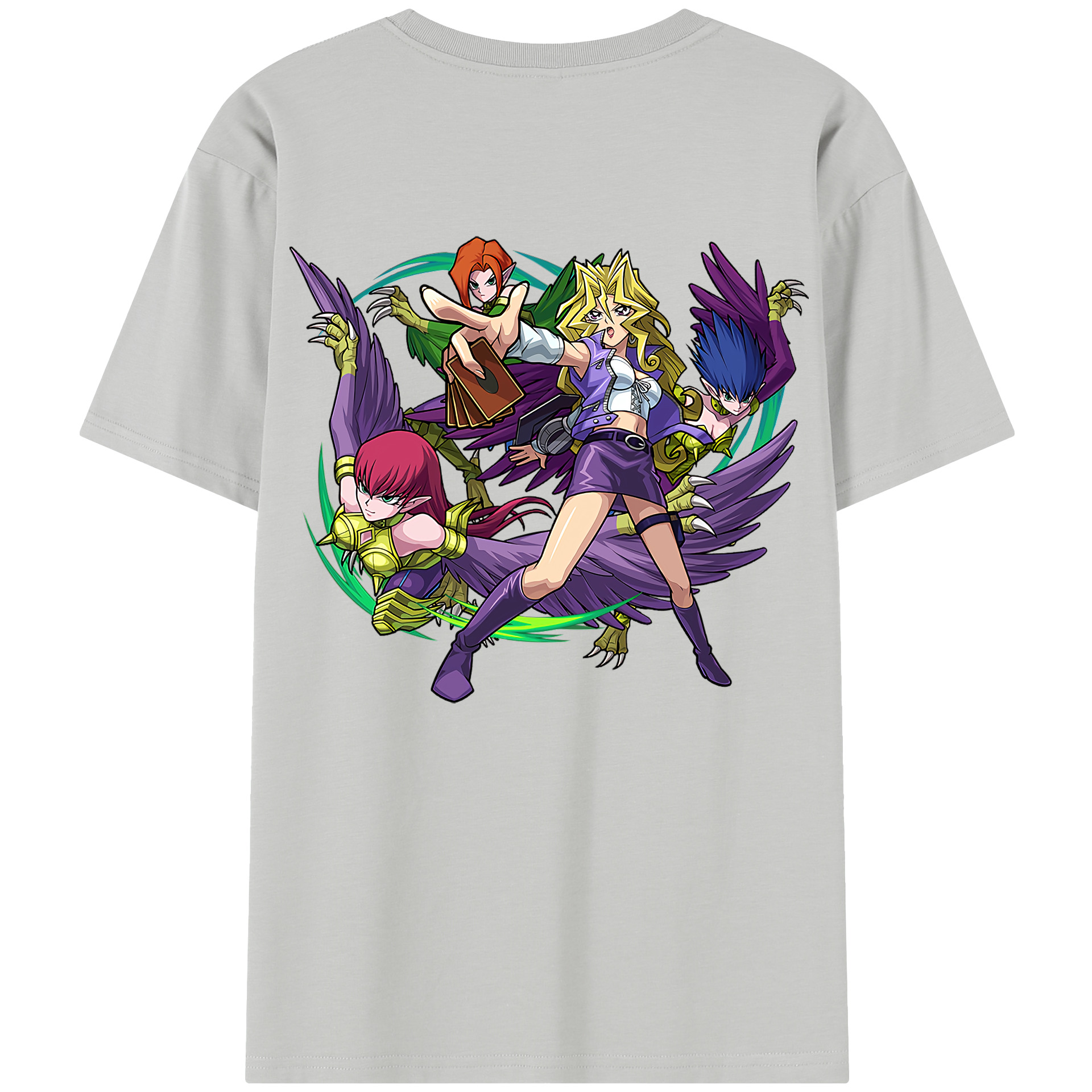 （画像用） 遊☆戯☆王 Yu-Gi-Oh! レディース半袖Tシャツ(バックプリント)
