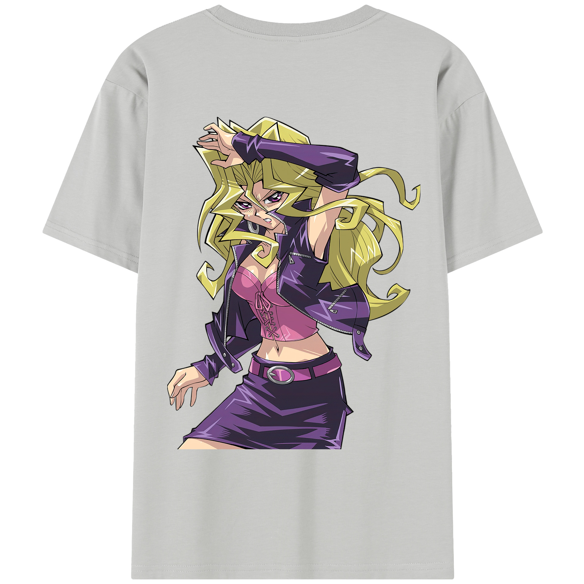 （画像用） 遊☆戯☆王 Yu-Gi-Oh! レディース半袖Tシャツ(バックプリント)