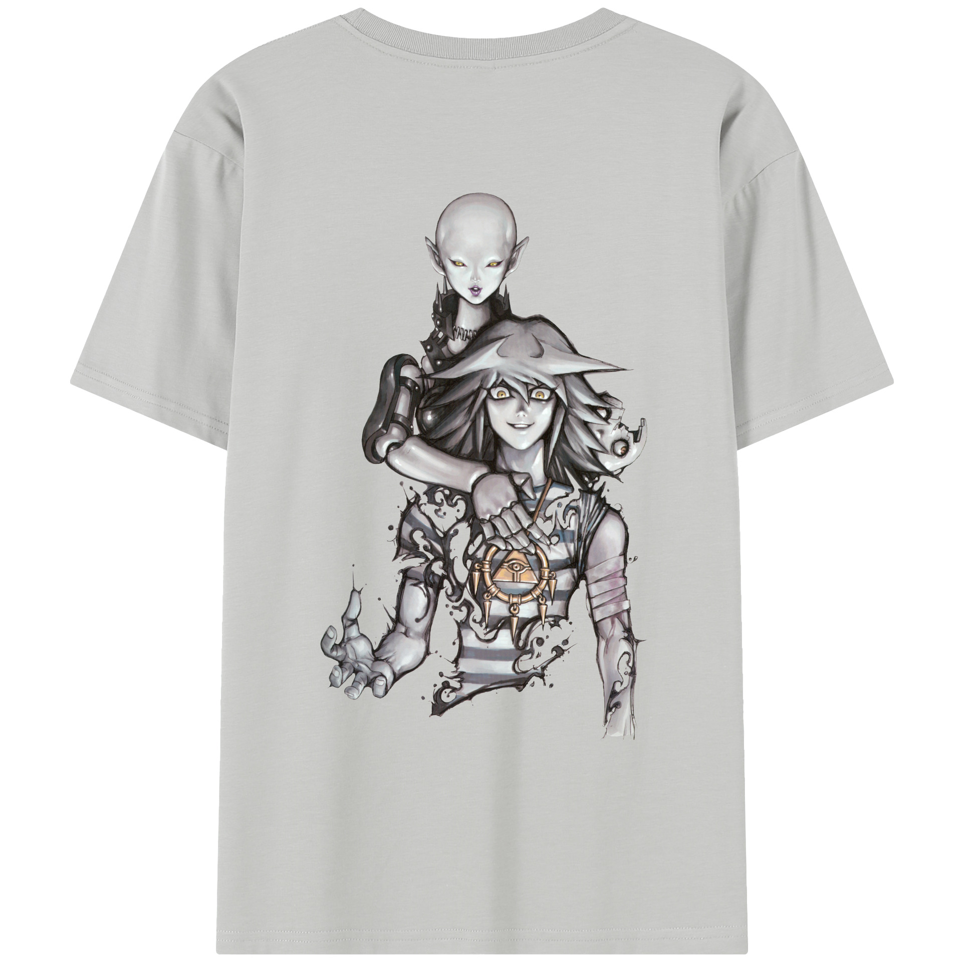（画像用） 遊☆戯☆王 Yu-Gi-Oh! レディース半袖Tシャツ(バックプリント)