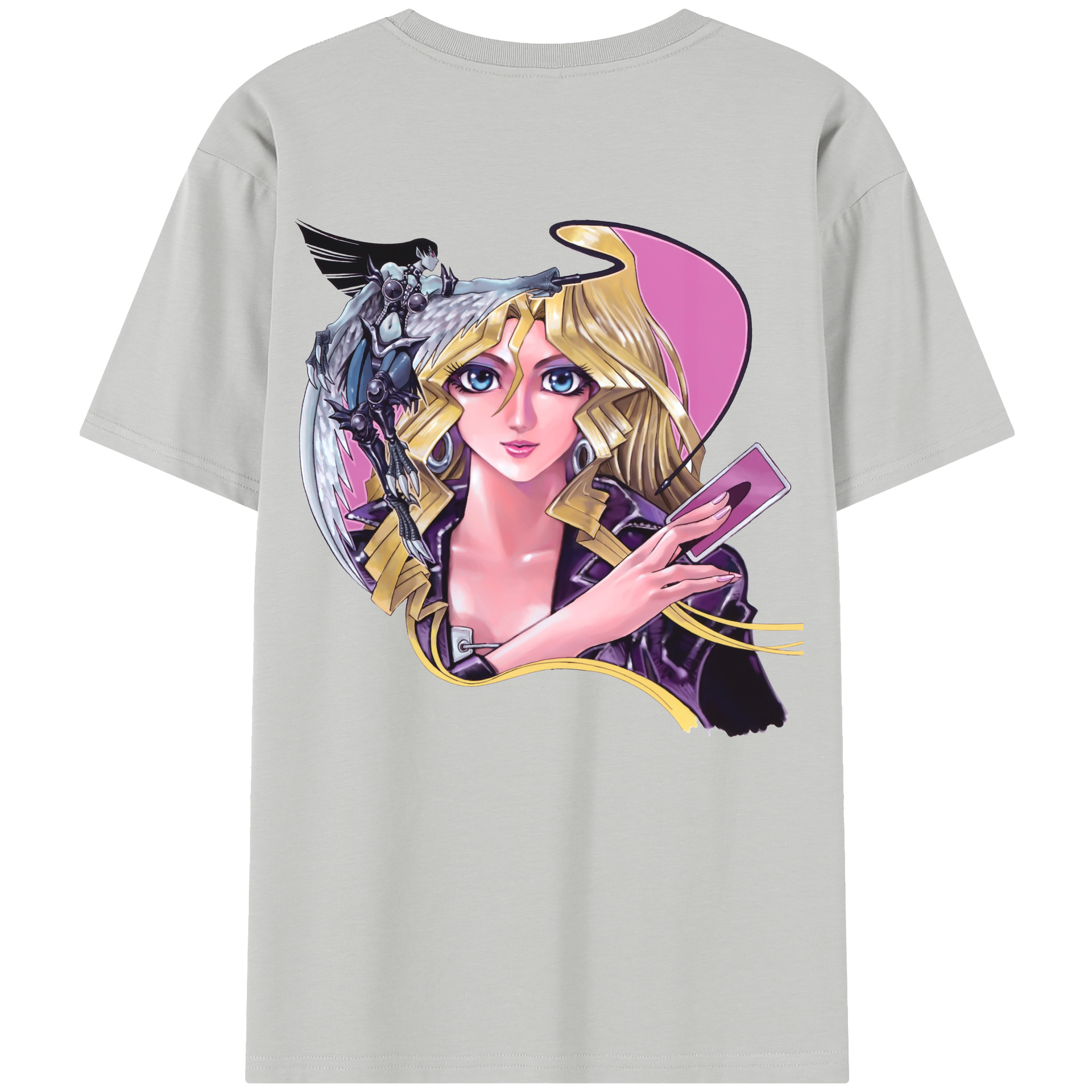 （画像用） 遊☆戯☆王 Yu-Gi-Oh! レディース半袖Tシャツ(バックプリント)