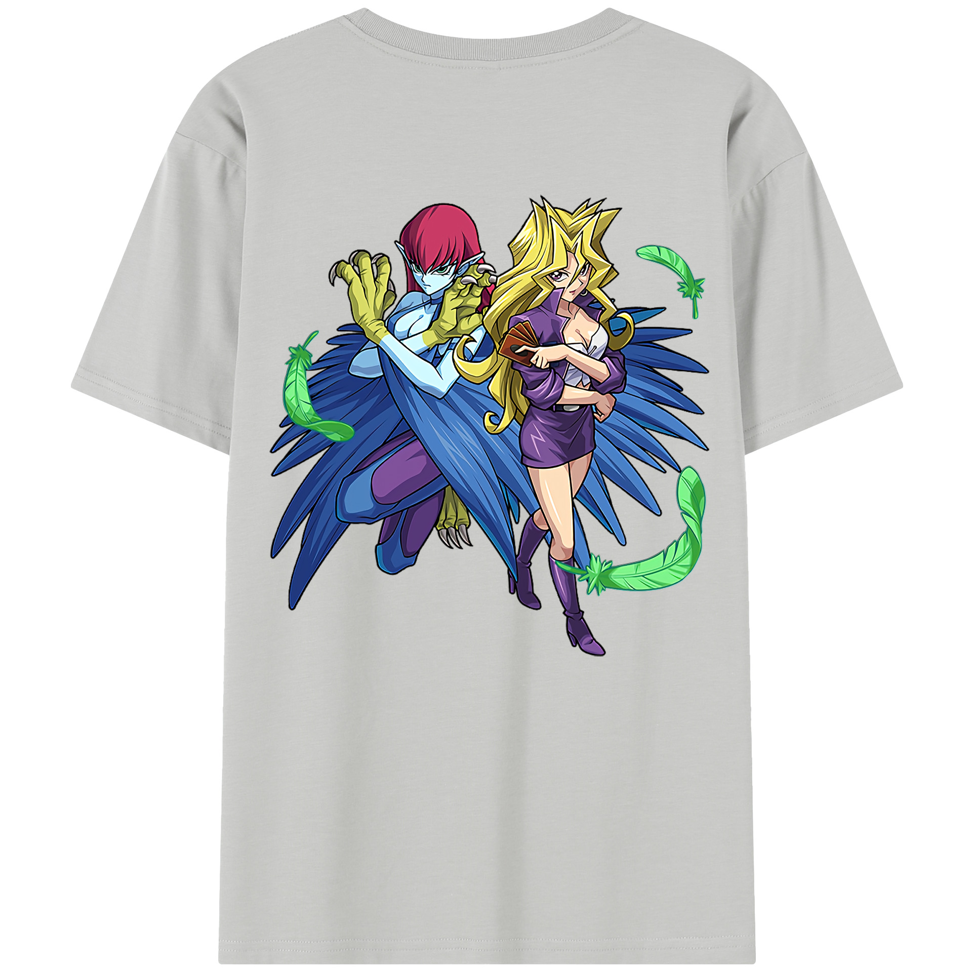 （画像用） 遊☆戯☆王 Yu-Gi-Oh! レディース半袖Tシャツ(バックプリント)