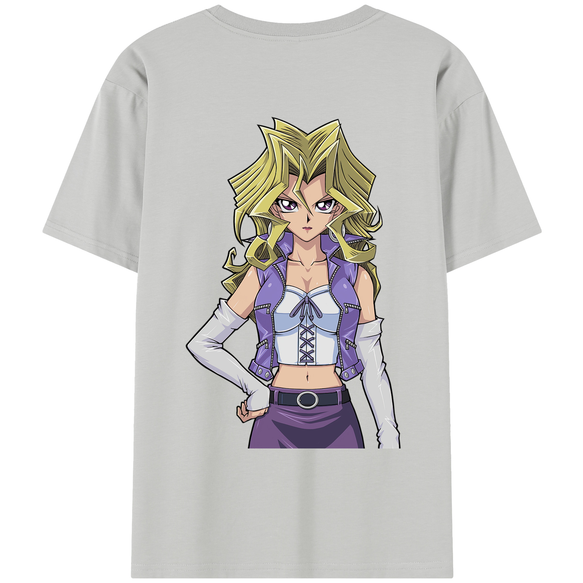 （画像用） 遊☆戯☆王 Yu-Gi-Oh! レディース半袖Tシャツ(バックプリント)