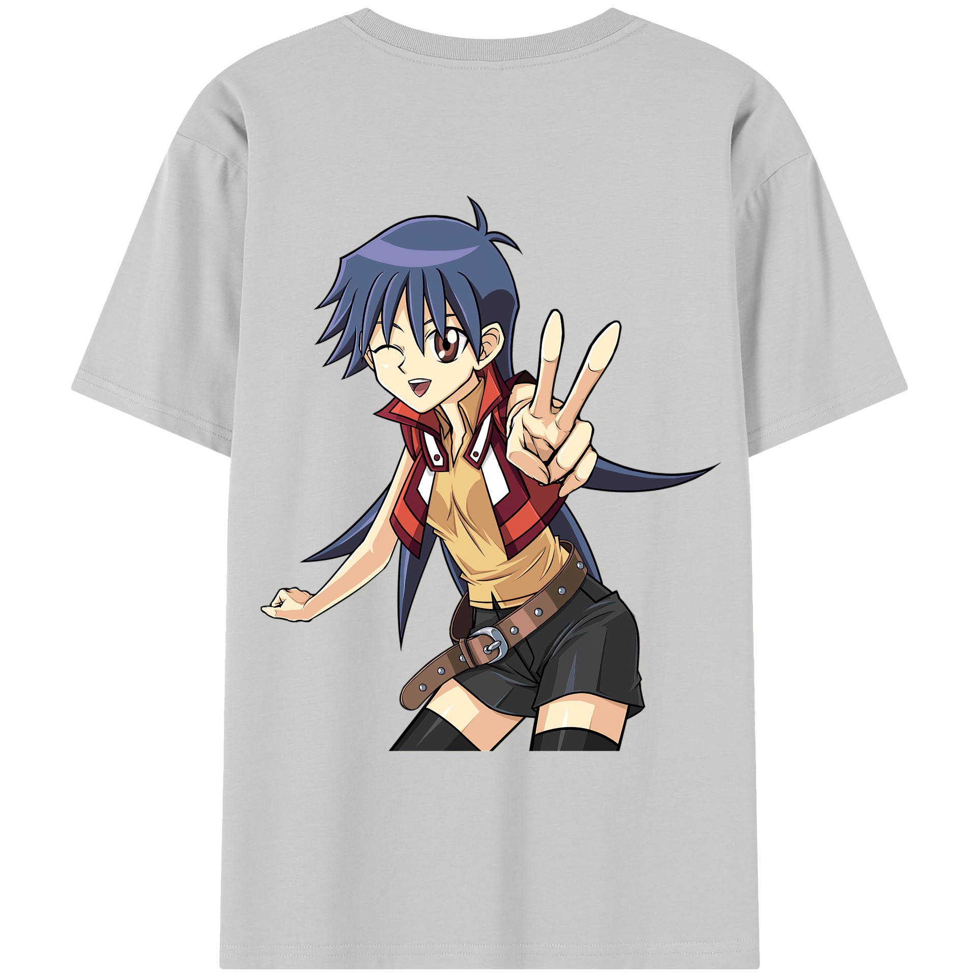 （画像用） 遊☆戯☆王 Yu-Gi-Oh! レディース半袖Tシャツ(バックプリント)
