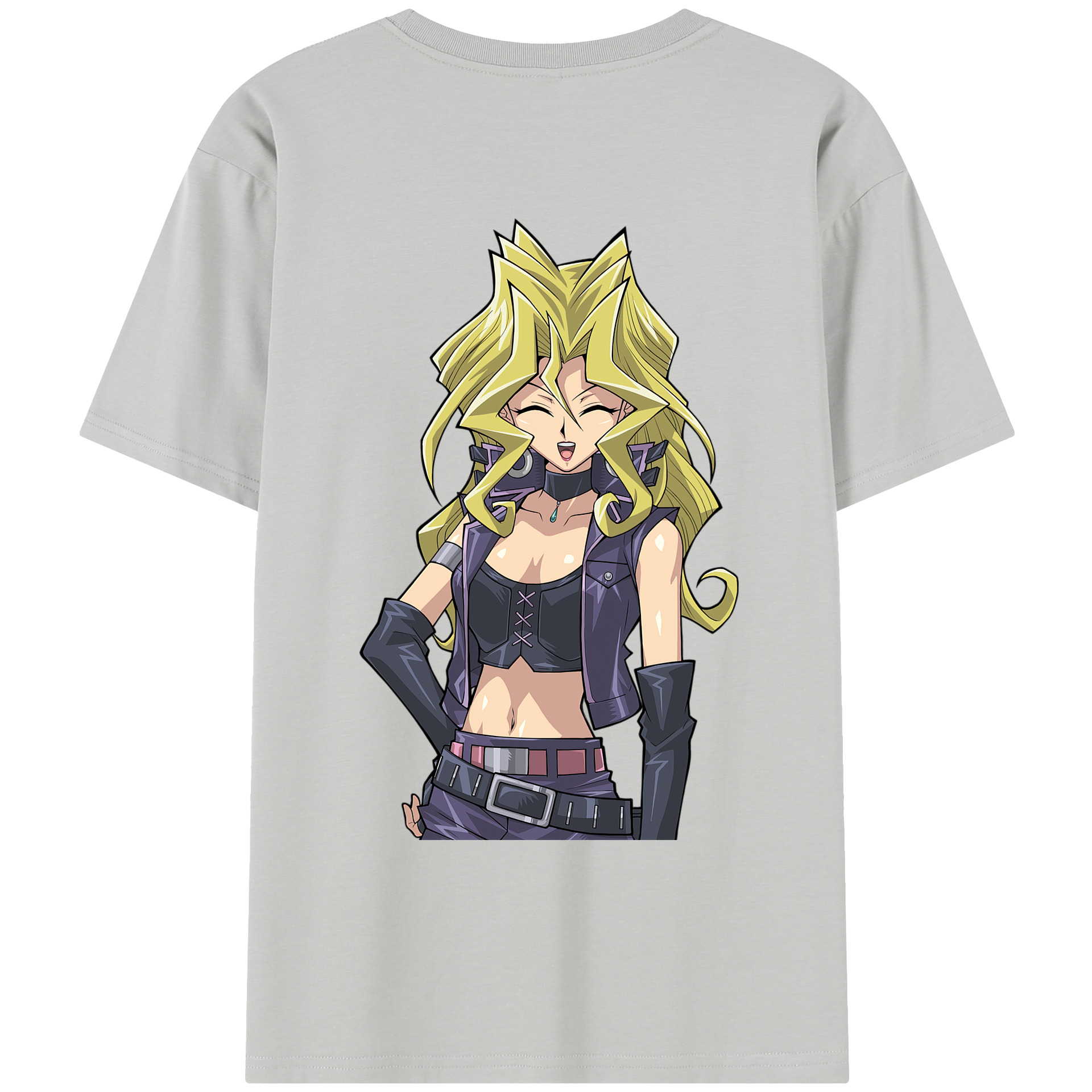 遊☆戯☆王 Yu-Gi-Oh! レディース半袖Tシャツ(バックプリント)