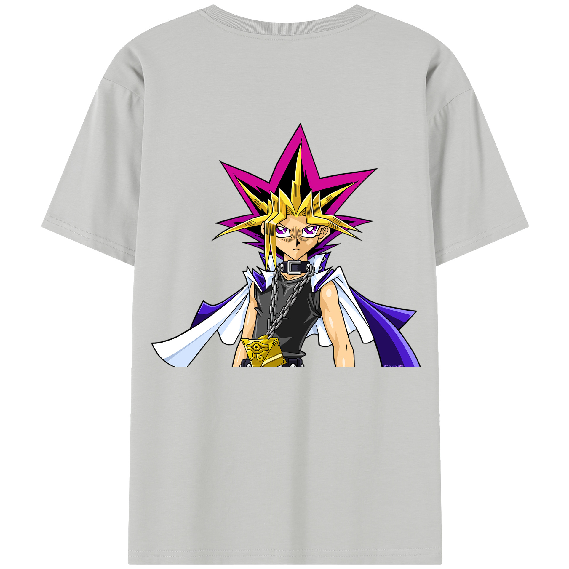 （画像用） 遊☆戯☆王 Yu-Gi-Oh! レディース半袖Tシャツ(バックプリント)