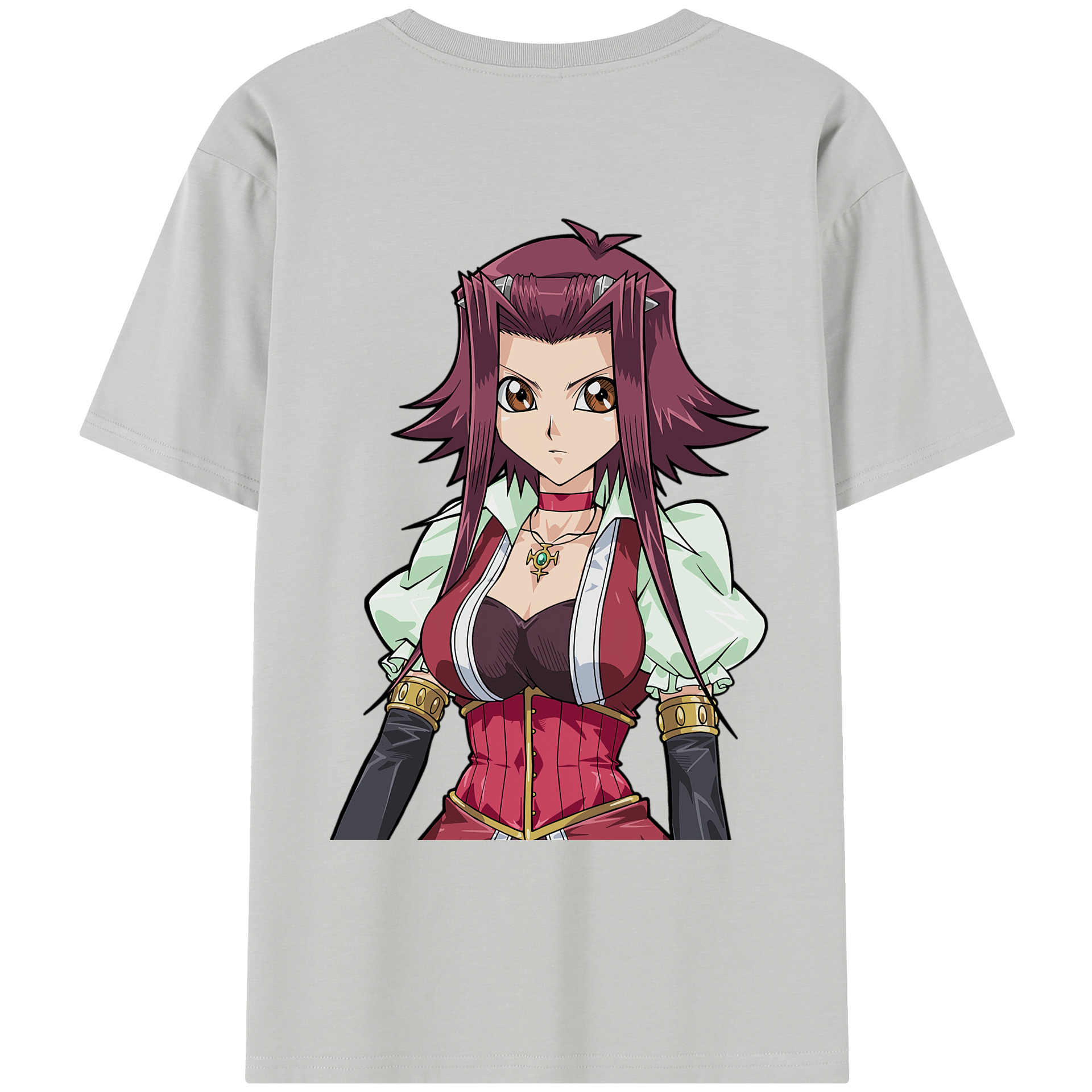 （画像用） 遊☆戯☆王 Yu-Gi-Oh! レディース半袖Tシャツ(バックプリント)