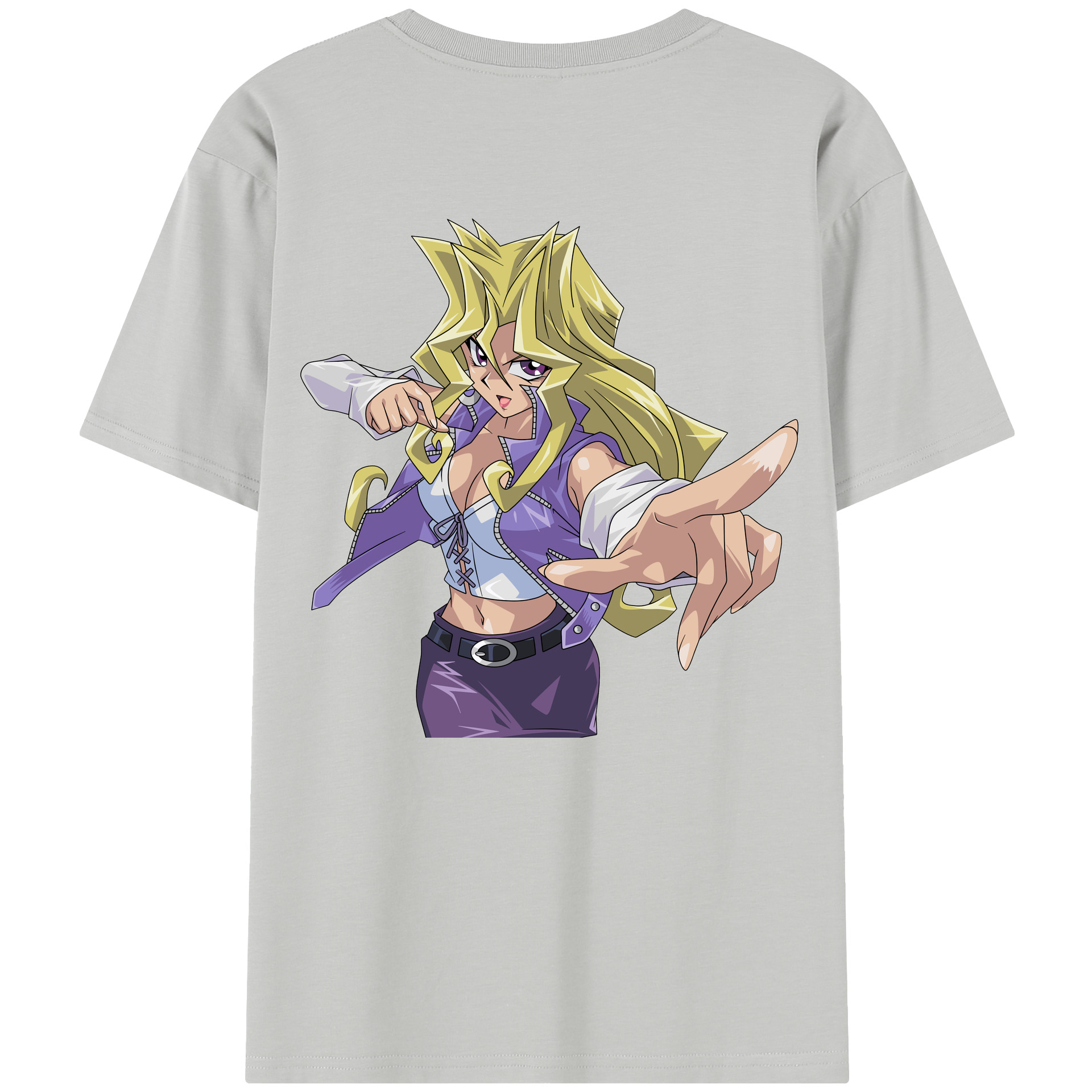 （画像用） 遊☆戯☆王 Yu-Gi-Oh! レディース半袖Tシャツ(バックプリント)