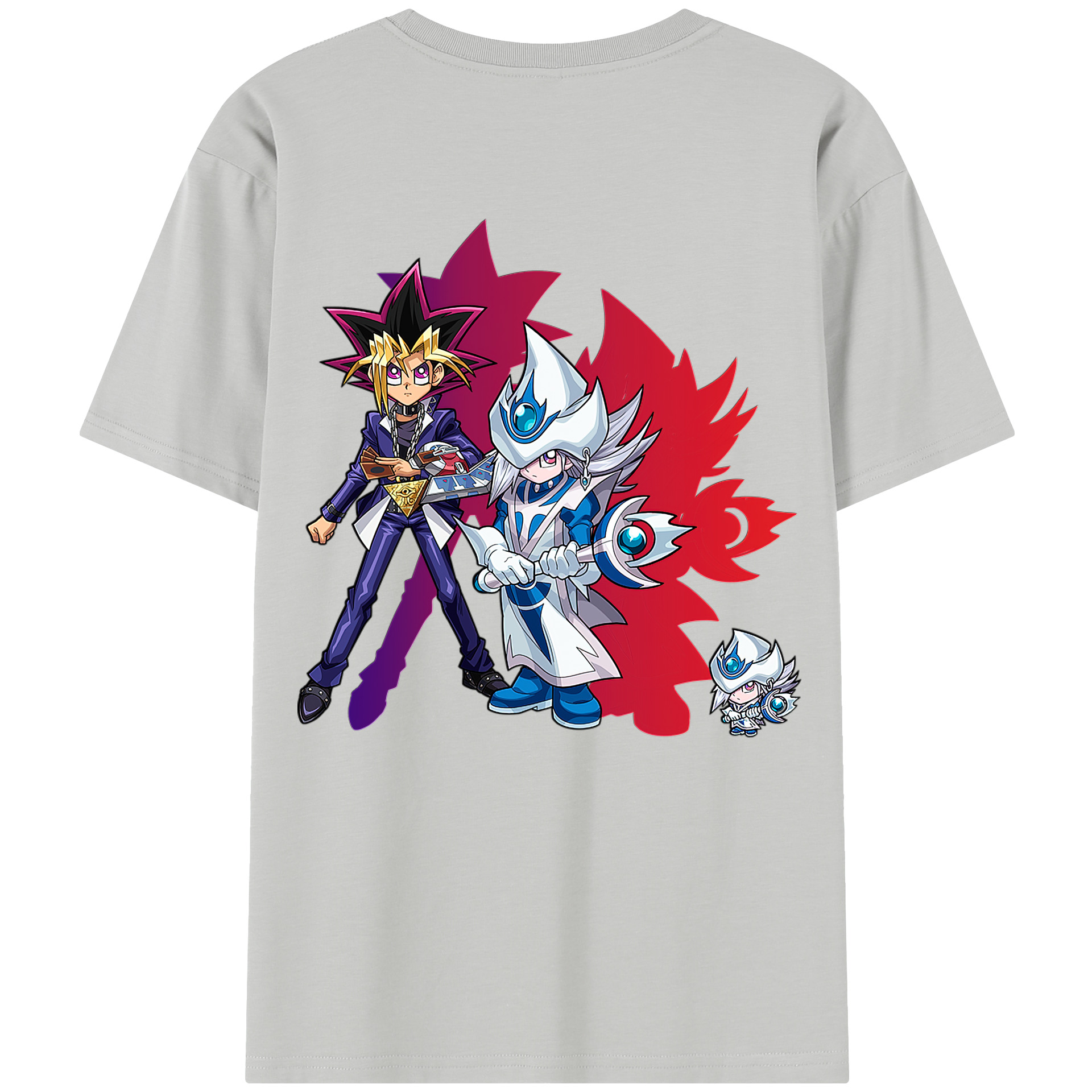 （画像用） 遊☆戯☆王 Yu-Gi-Oh! レディース半袖Tシャツ(バックプリント)