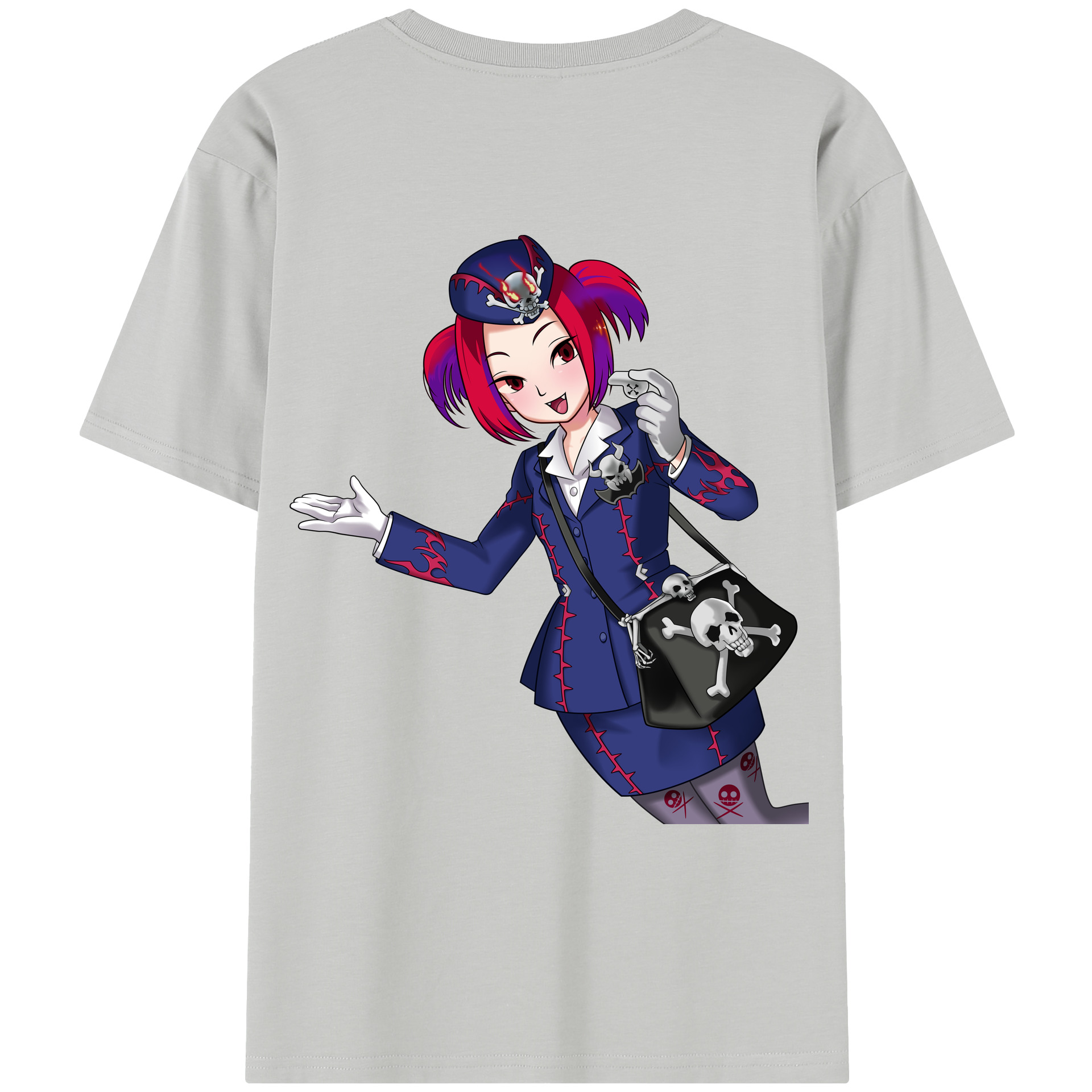（画像用） 遊☆戯☆王 Yu-Gi-Oh! レディース半袖Tシャツ(バックプリント)