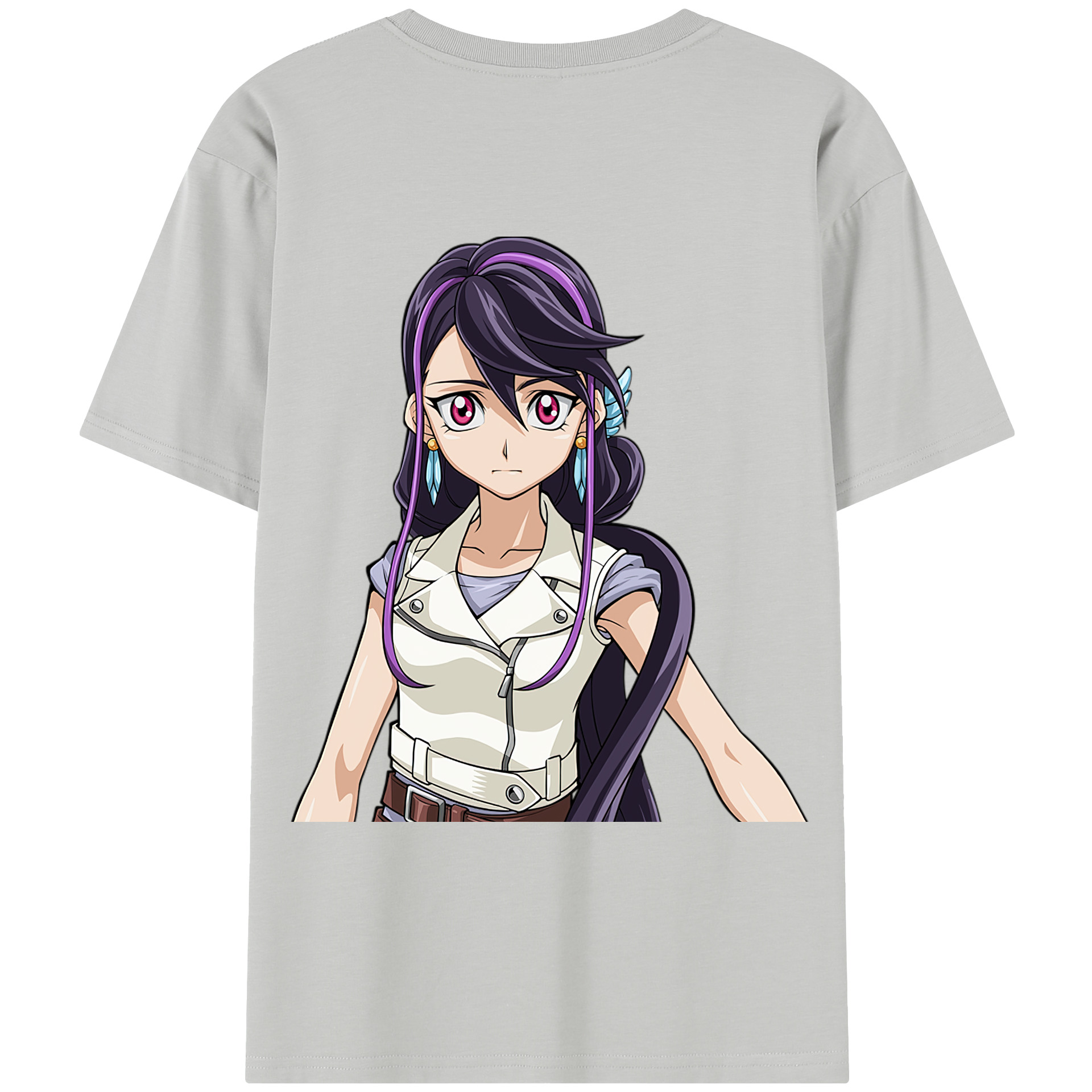 （画像用） 遊☆戯☆王 Yu-Gi-Oh! レディース半袖Tシャツ(バックプリント)