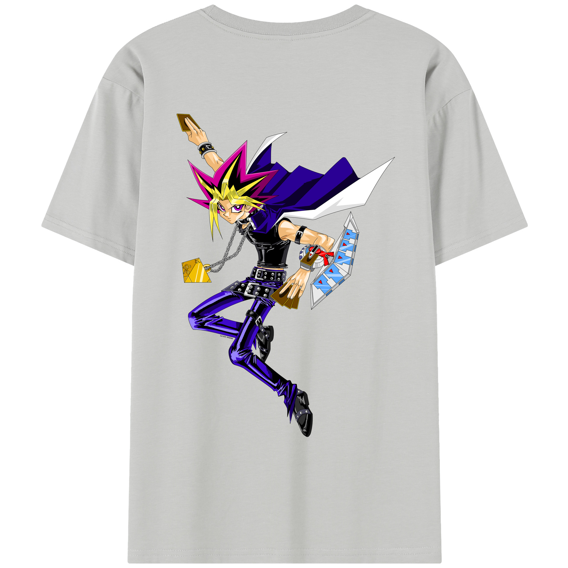 （画像用） 遊☆戯☆王 Yu-Gi-Oh! レディース半袖Tシャツ(バックプリント)