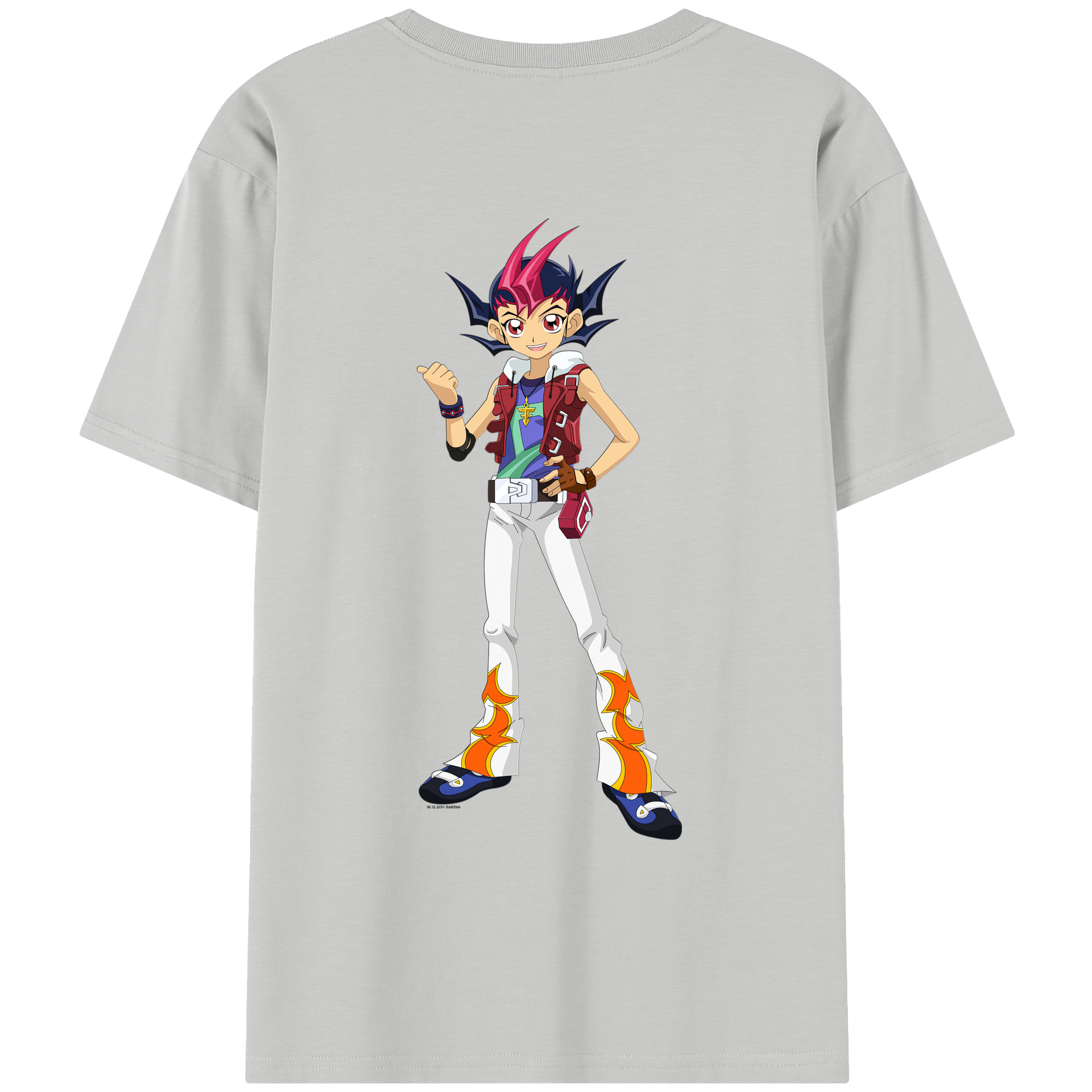 （画像用） 遊☆戯☆王 Yu-Gi-Oh! レディース半袖Tシャツ(バックプリント)