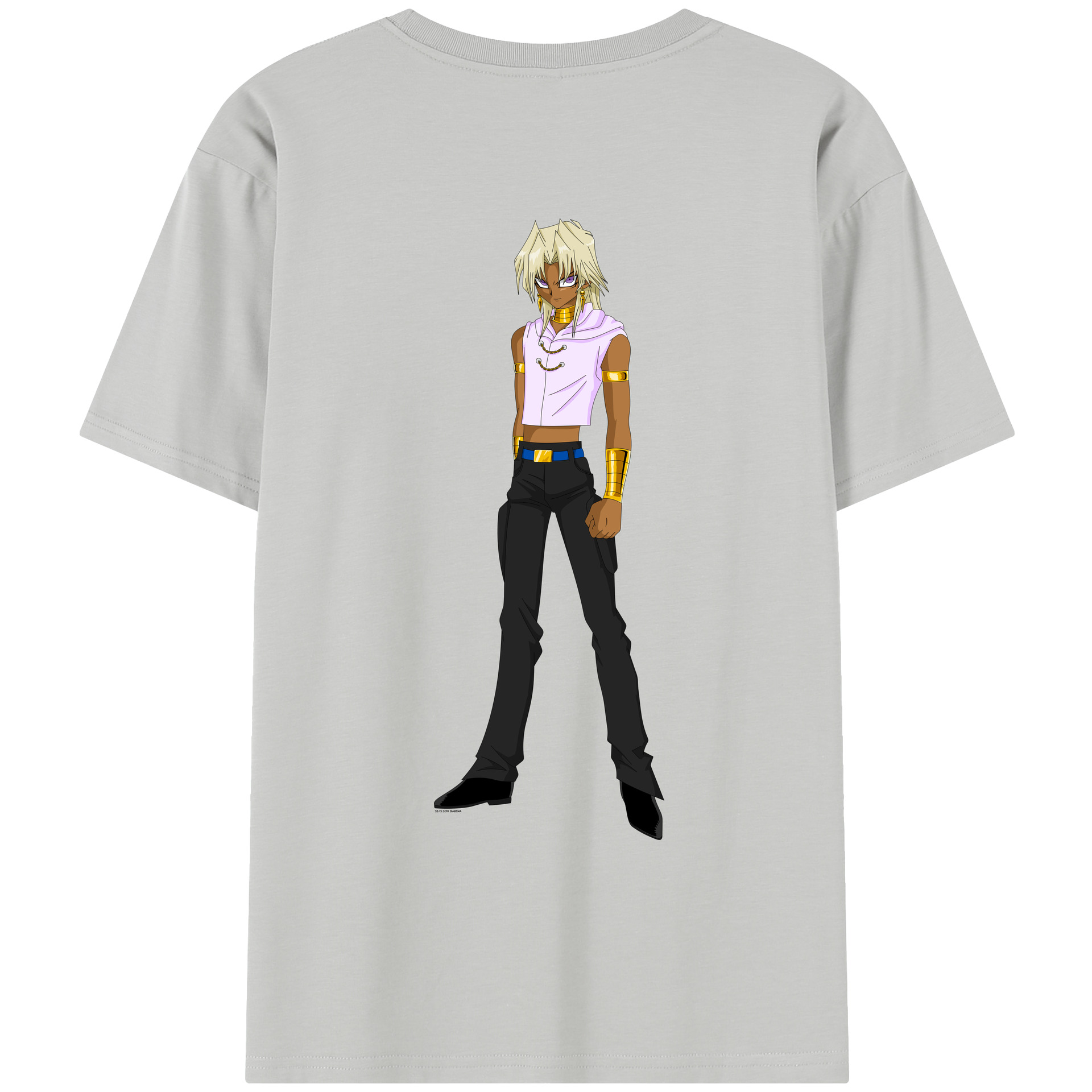 （画像用） 遊☆戯☆王 Yu-Gi-Oh! レディース半袖Tシャツ(バックプリント)