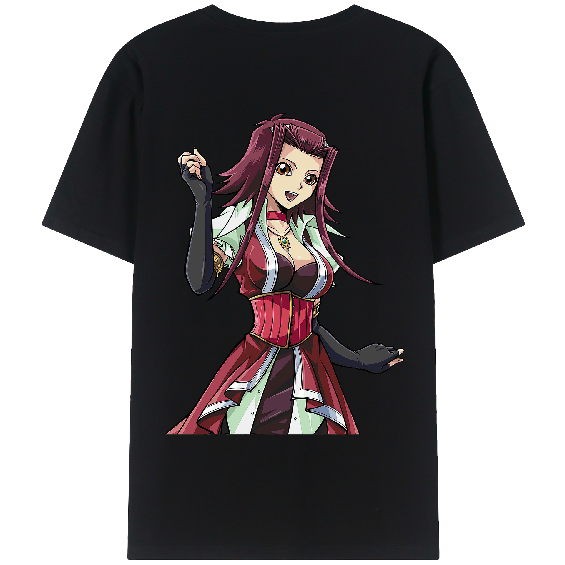 （画像用） 遊☆戯☆王 Yu-Gi-Oh! レディース半袖Tシャツ(バックプリント)